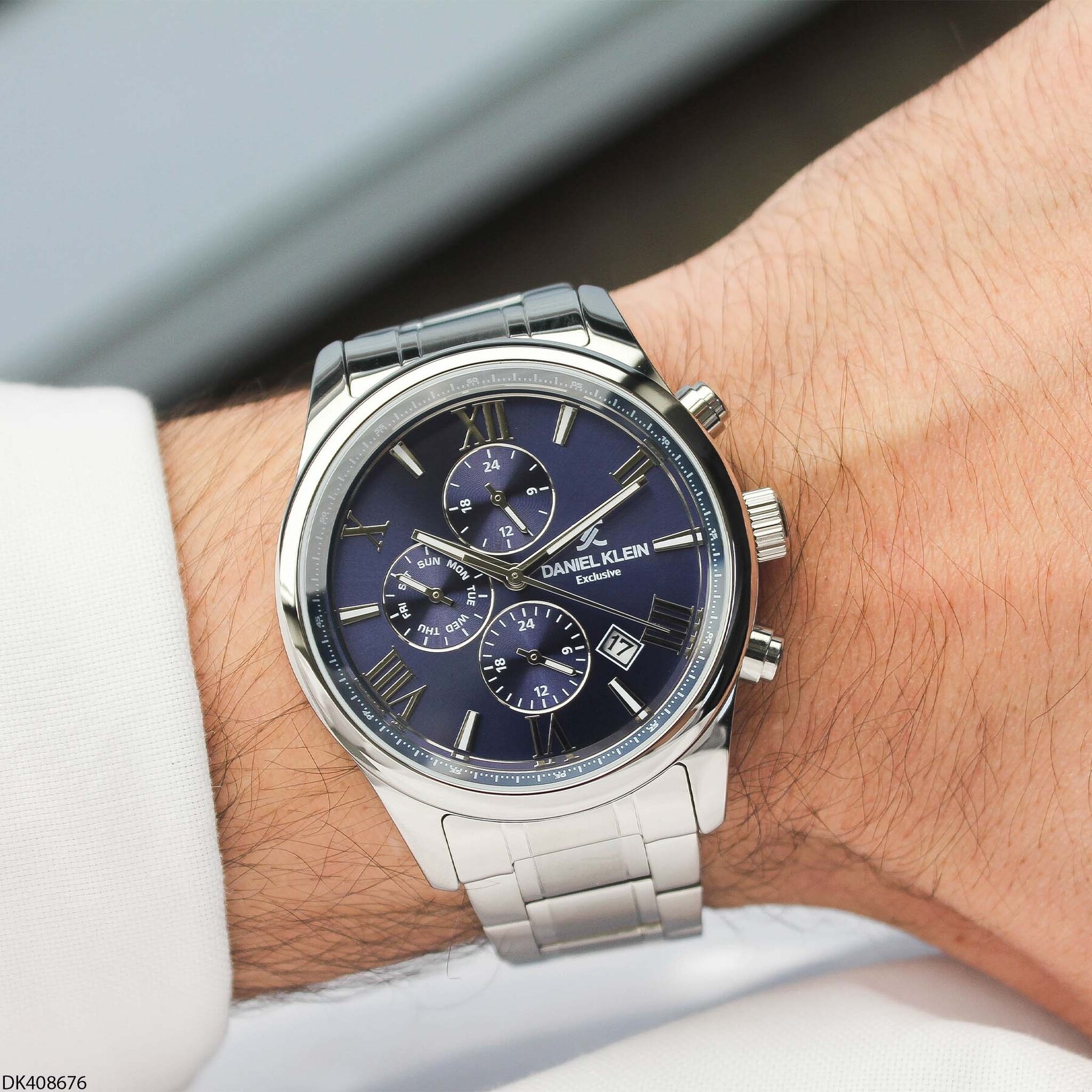 Daniel Klein DK408676 Çelik Kordonlu Erkek Kol Saati