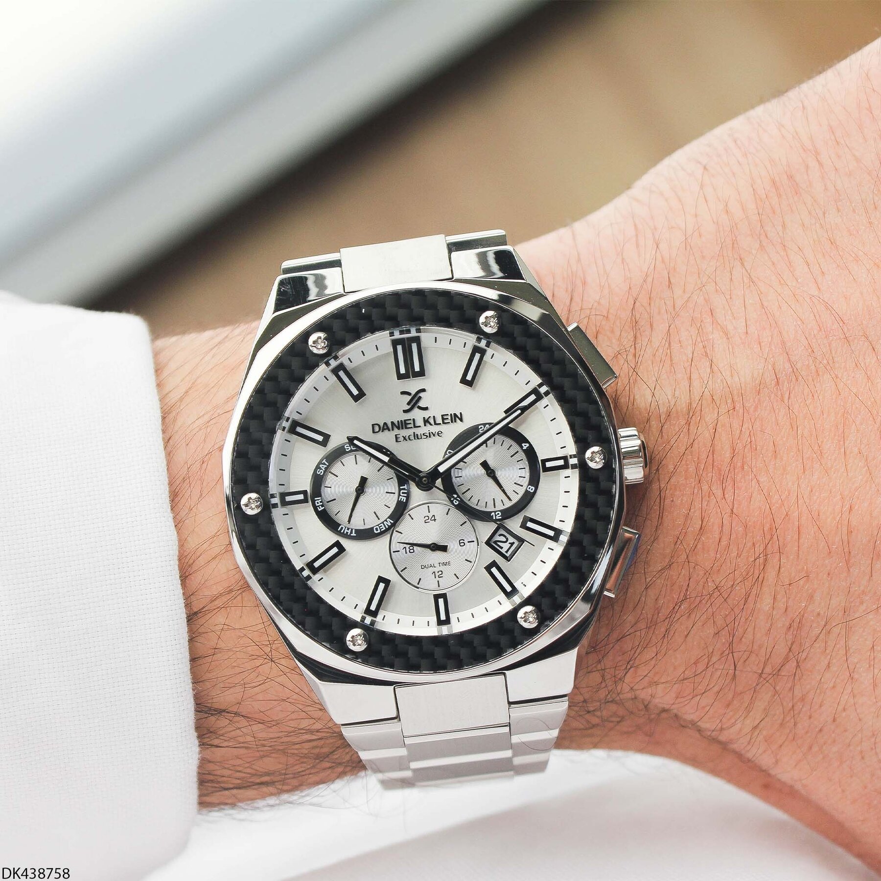 Daniel Klein DK438758 Çelik Kordonlu Erkek Kol Saati