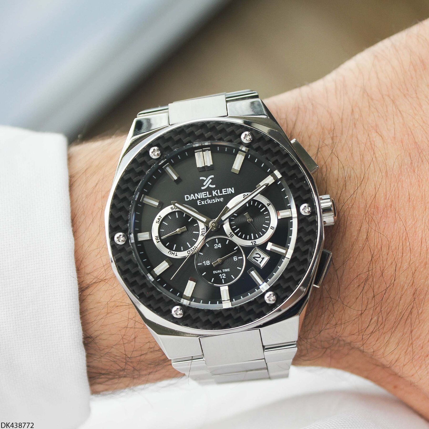 Daniel Klein DK438772 Çelik Kordonlu Erkek Kol Saati