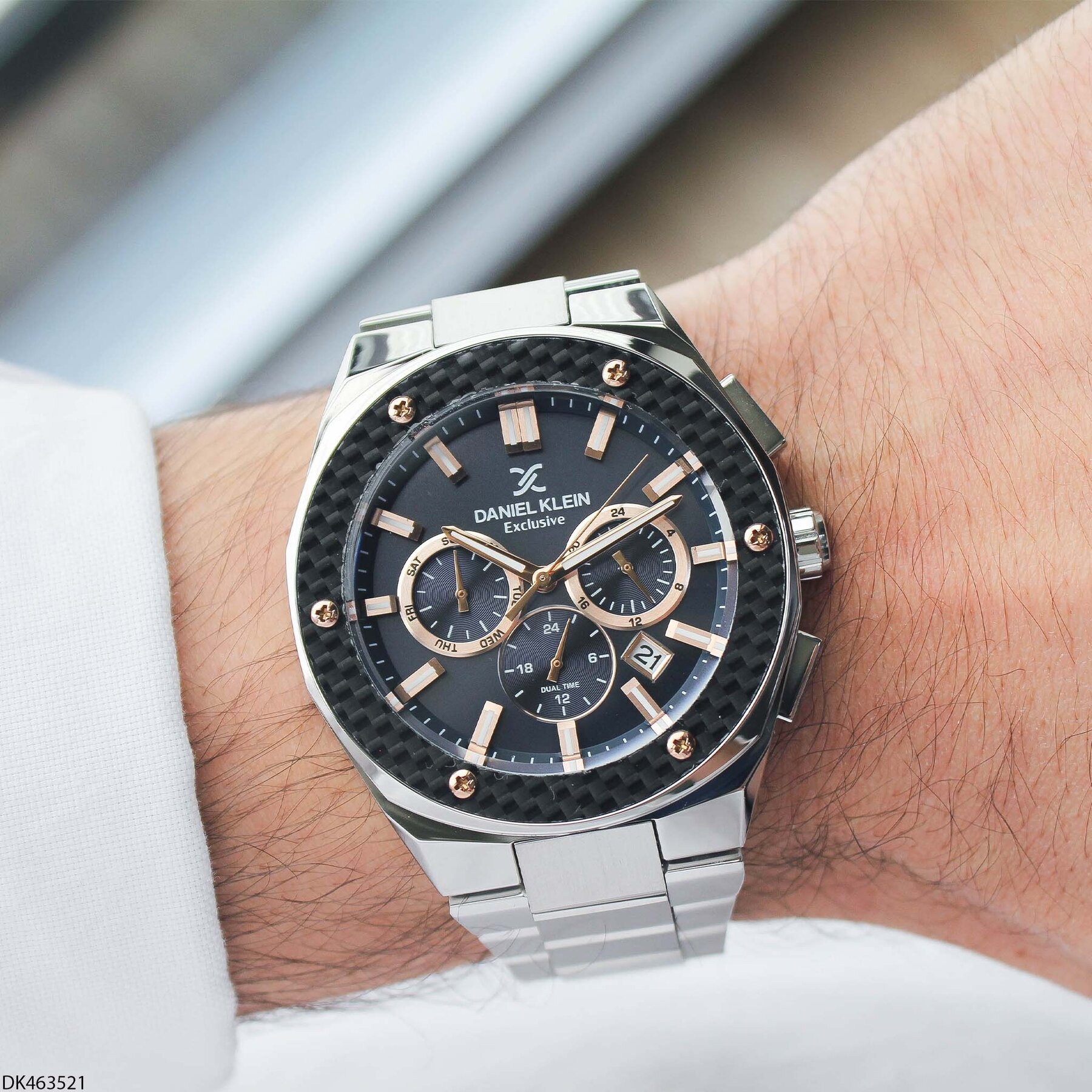 Daniel Klein DK463521 Çelik Kordonlu Erkek Kol Saati