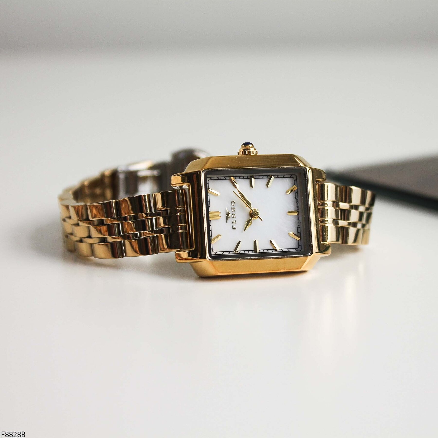 Ferro F8828B Çelik Kordonlu Kadın Kol Saati