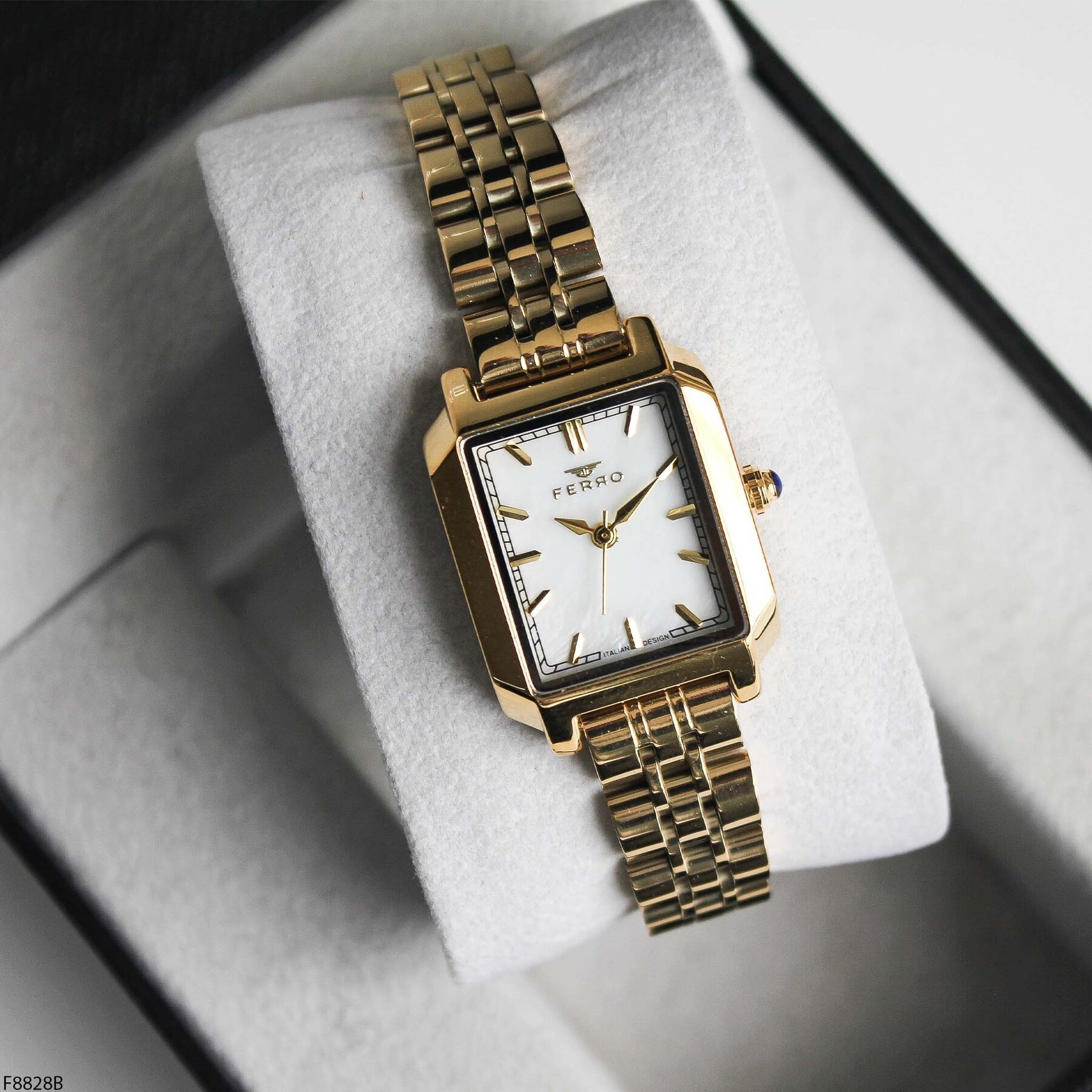 Ferro F8828B Çelik Kordonlu Kadın Kol Saati