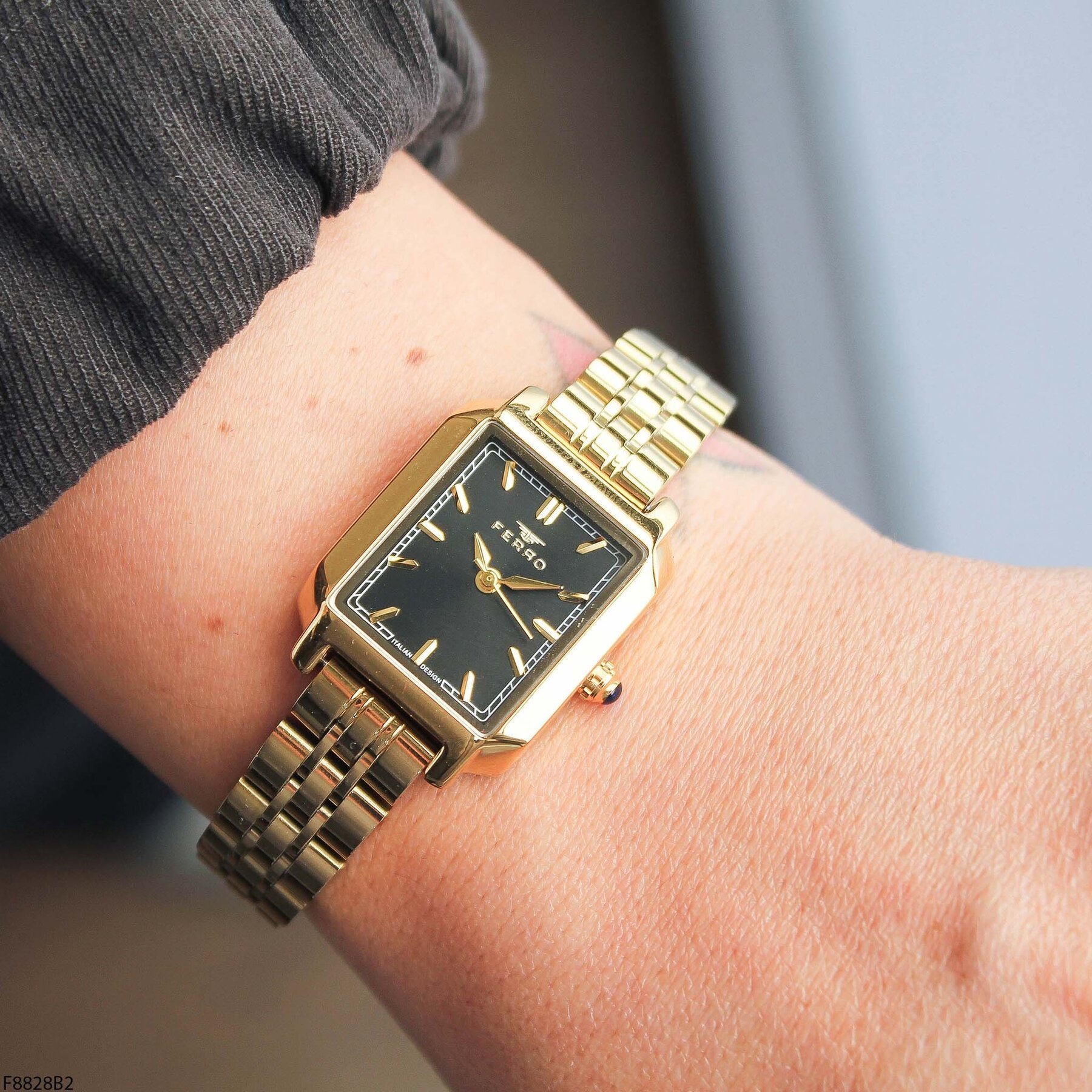 Ferro F8828B2 Çelik Kordonlu Kadın Kol Saati