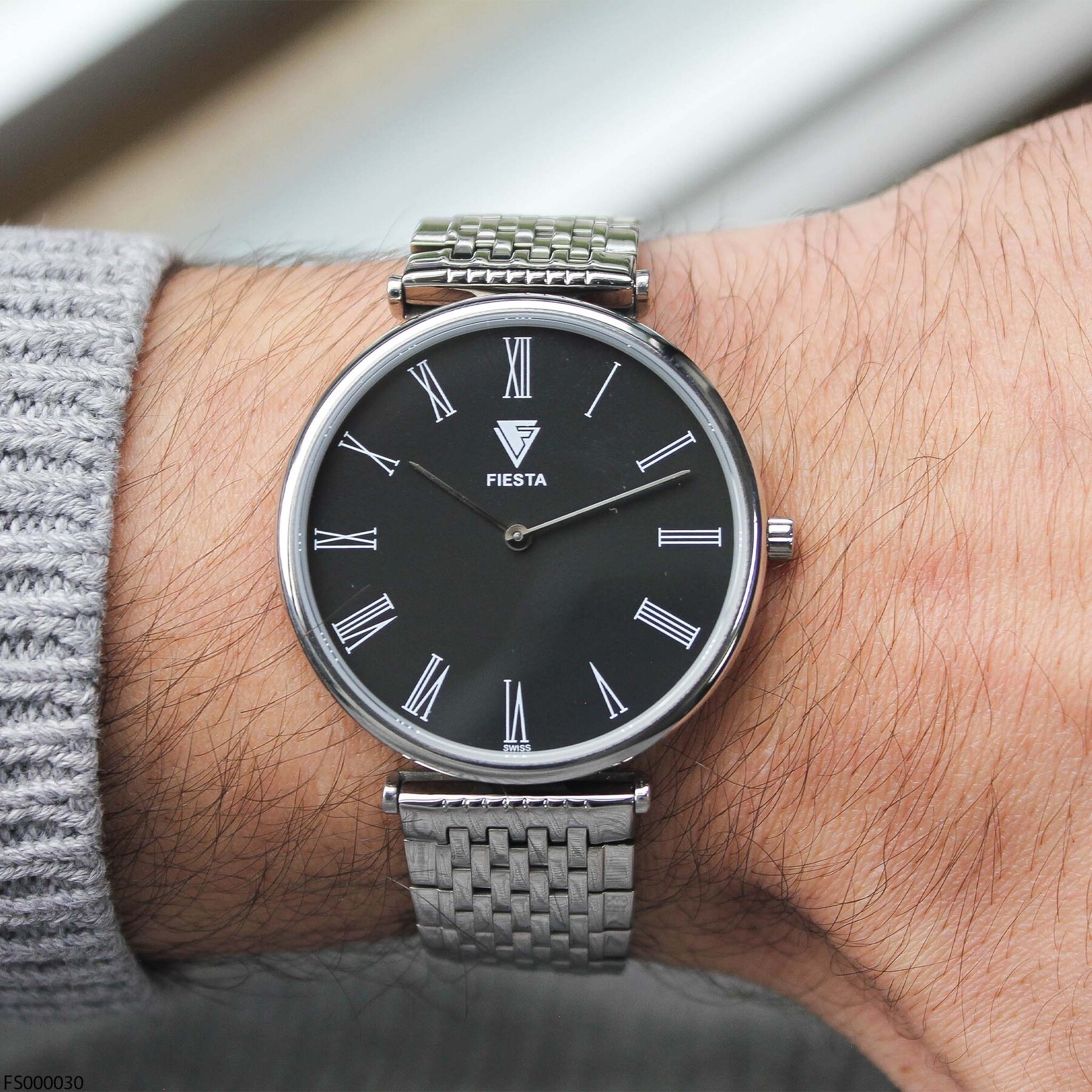 Fiesta FS000030 Çelik Kordonlu Erkek Kol Saati