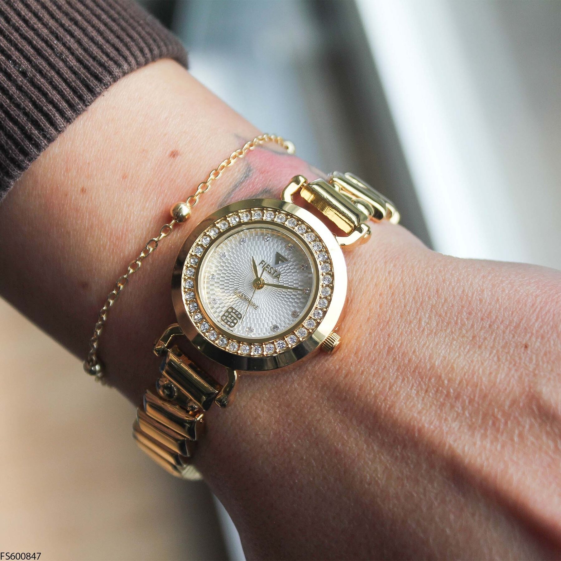 Fiesta FS600847 Çelik Kordonlu Kadın Kol Saati