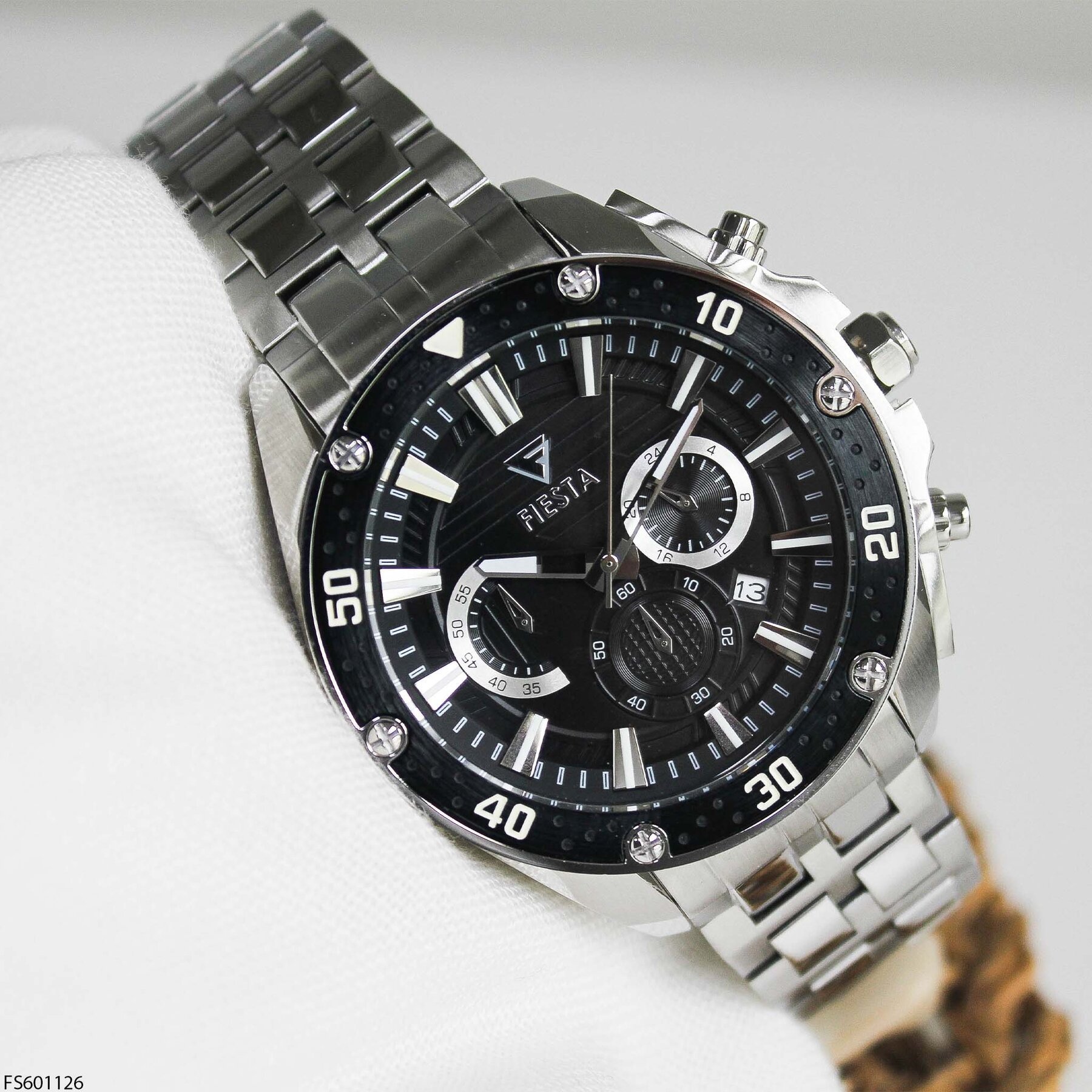 Fiesta FS601126 Çelik Kordonlu Erkek Kol Saati