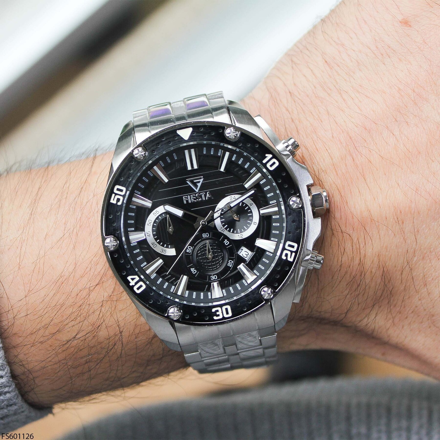 Fiesta FS601126 Çelik Kordonlu Erkek Kol Saati