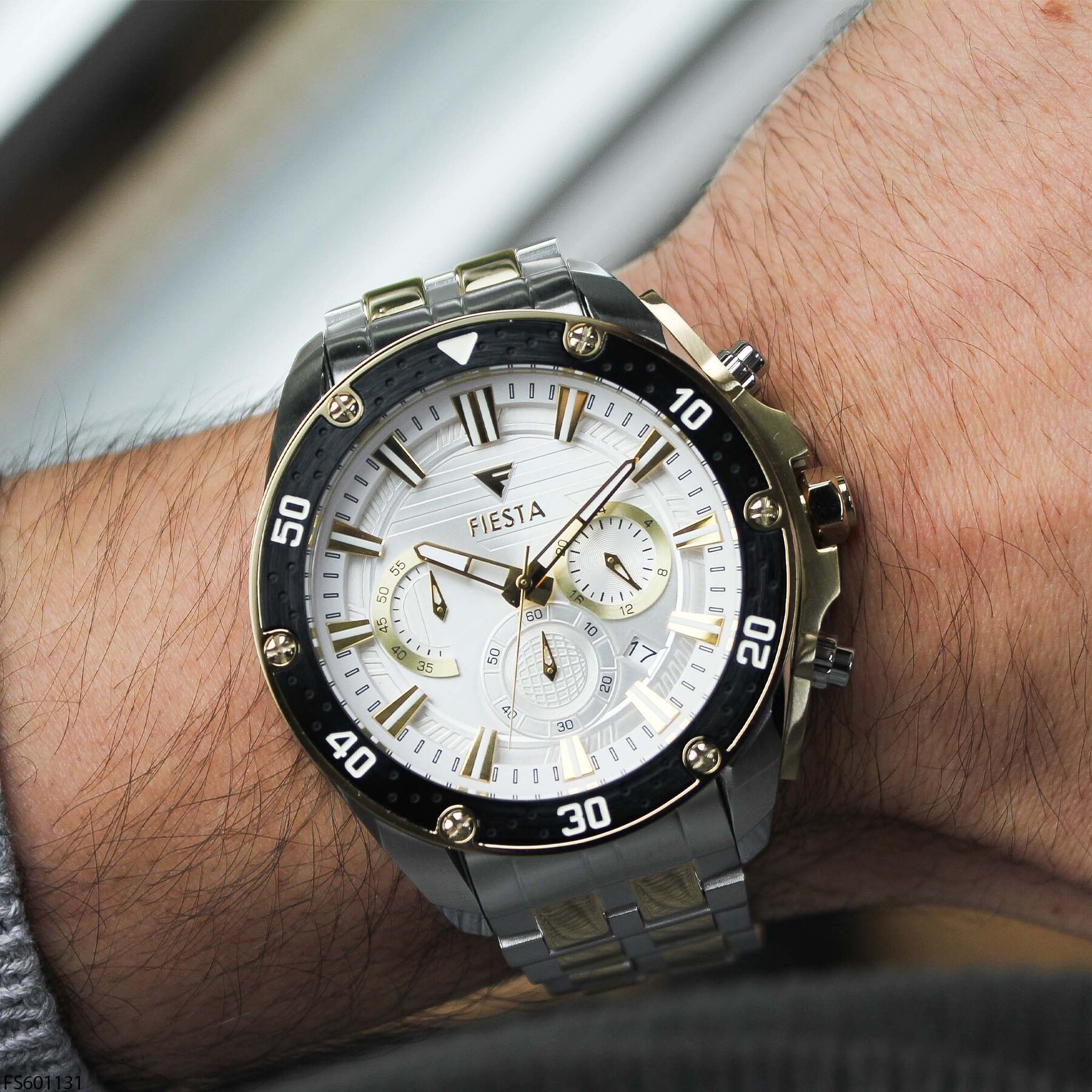 Fiesta FS601131 Çelik Kordonlu Erkek Kol Saati