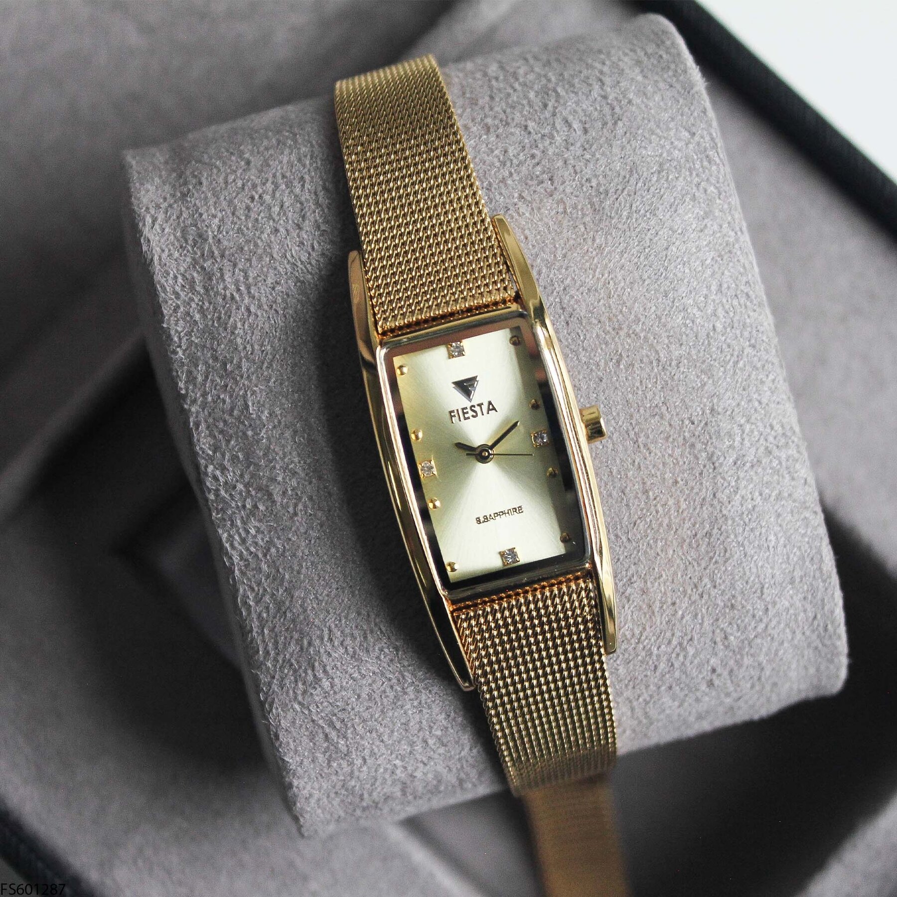 Fiesta FS601287 Çelik Hasır Kordonlu Kadın Kol Saati