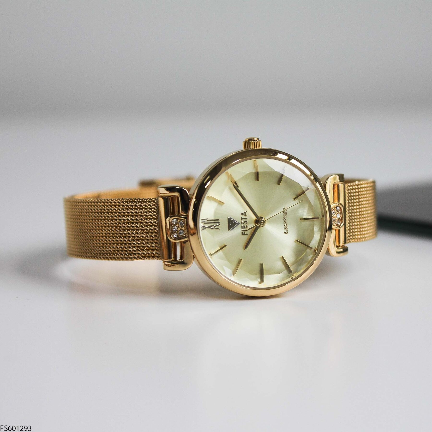 Fiesta FS601293 Çelik Hasır Kordonlu Kadın Kol Saati