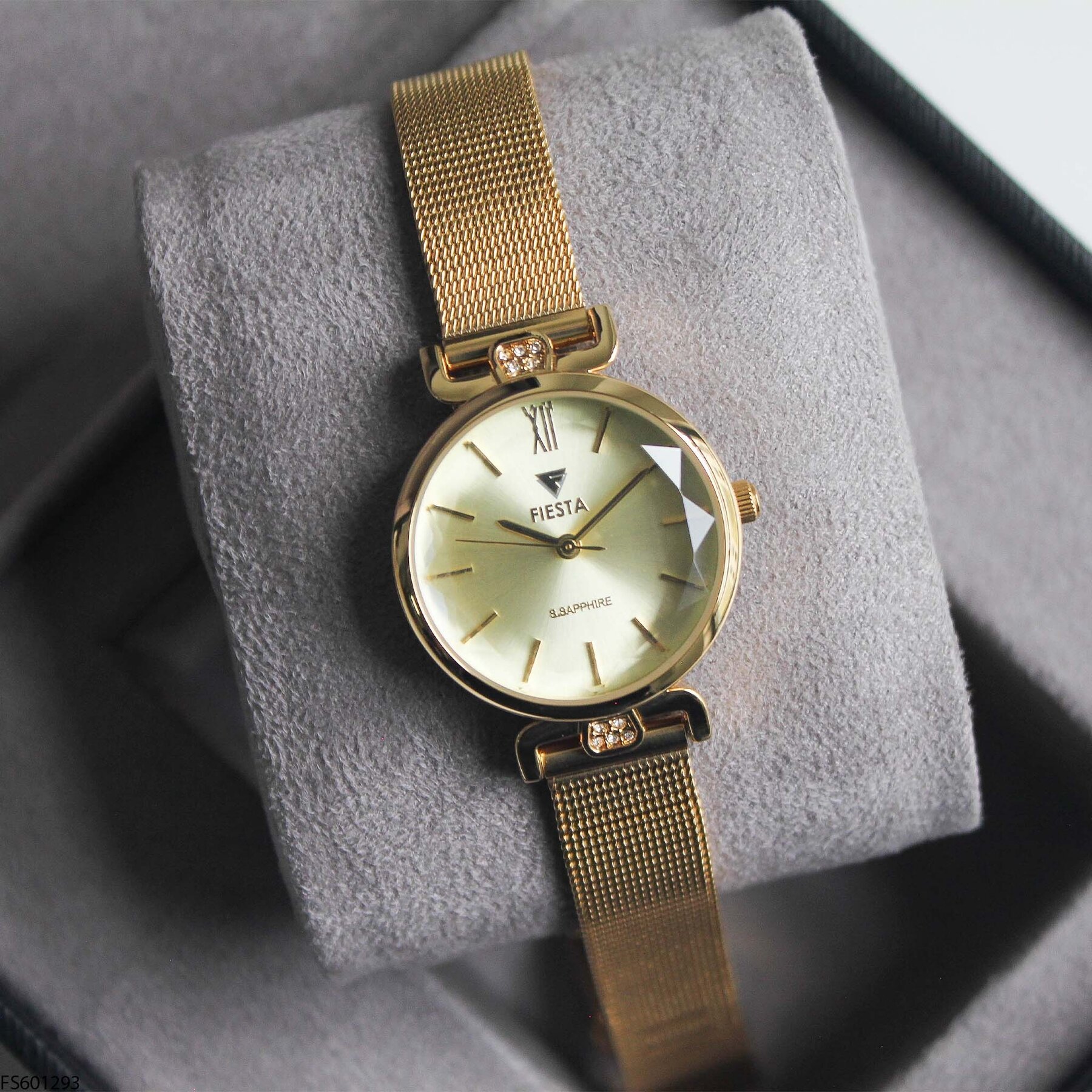 Fiesta FS601293 Çelik Hasır Kordonlu Kadın Kol Saati