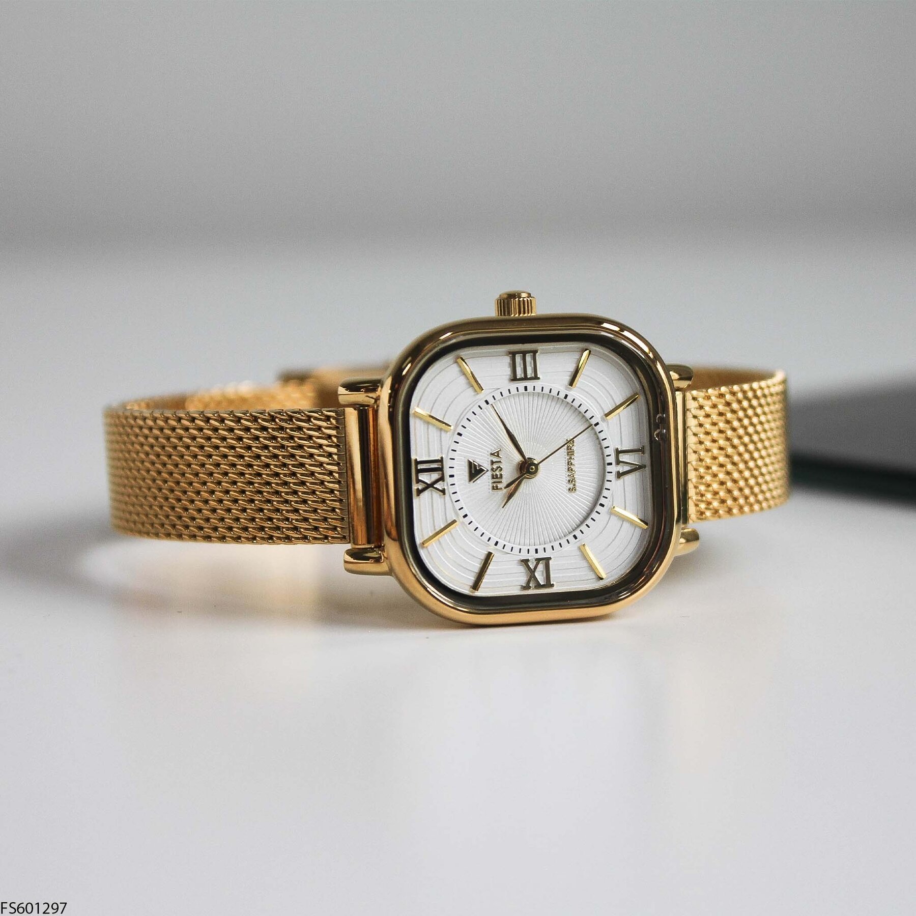 Fiesta FS601297 Çelik Hasır Kordonlu Kadın Kol Saati