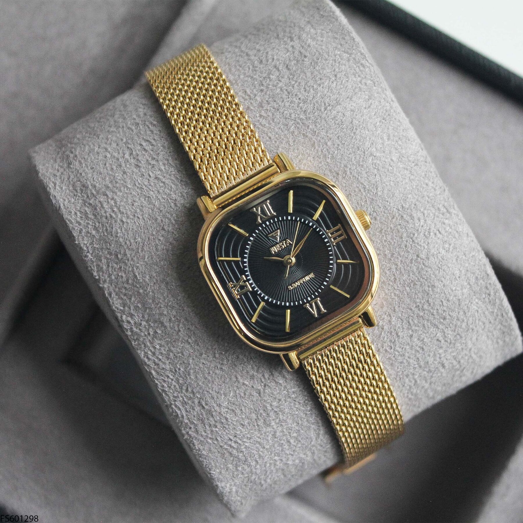 Fiesta FS601298 Çelik Hasır Kordonlu Kadın Kol Saati