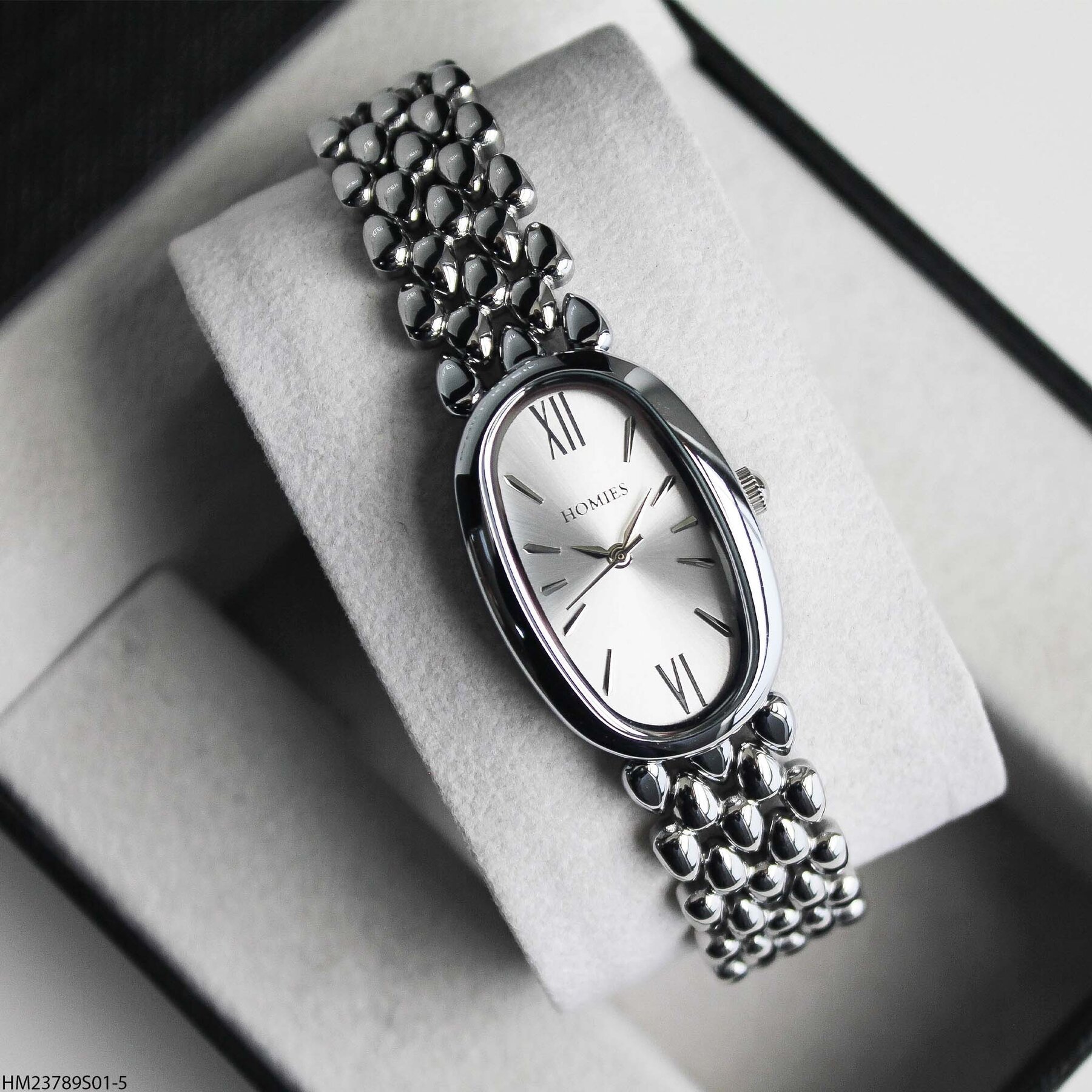 Homies HM23789S01-5 Çelik kordonlu  Kadın Kol Saati