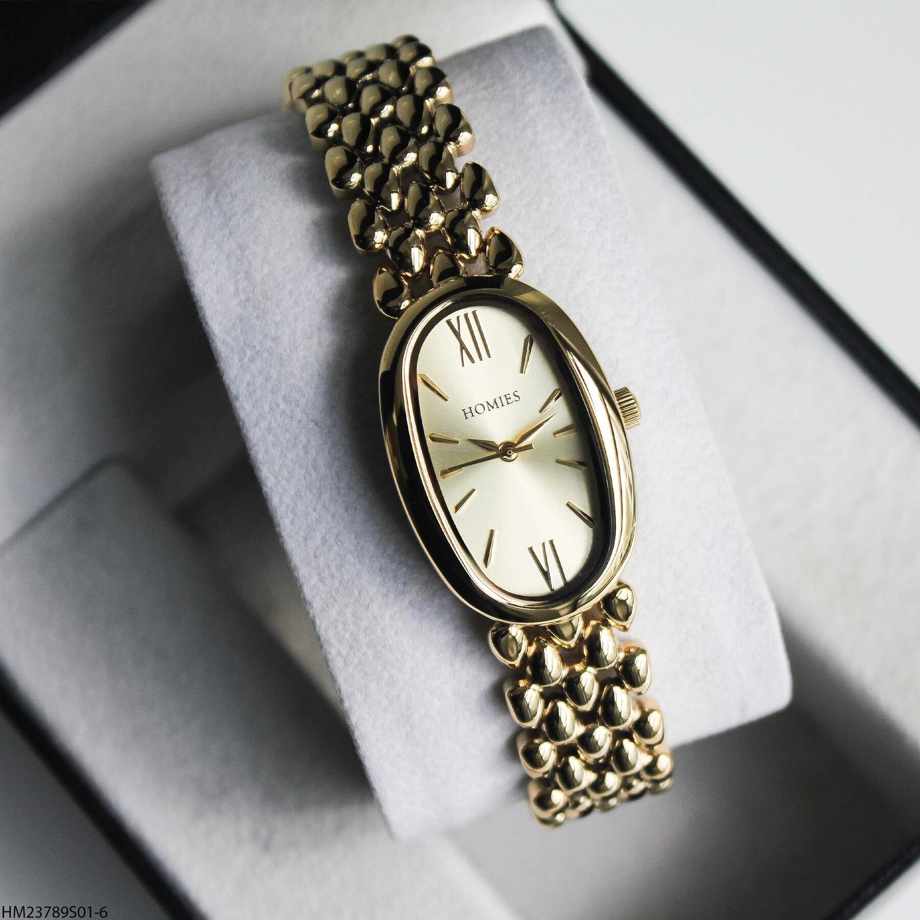 Homies HM23789S01-6 Çelik kordonlu  Kadın Kol Saati