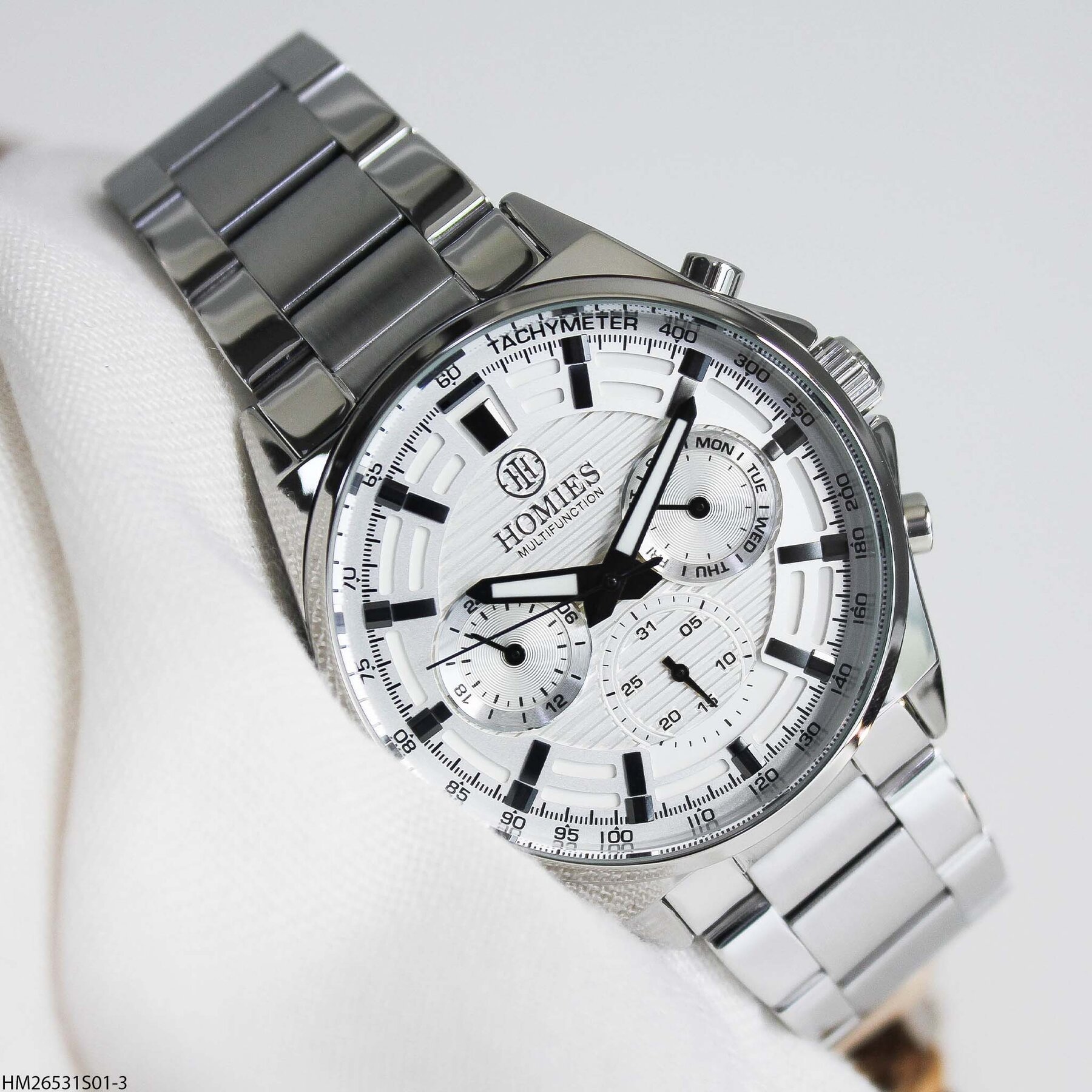 Homies HM26531S01-3 Çelik Kordonlu Erkek Kol Saati