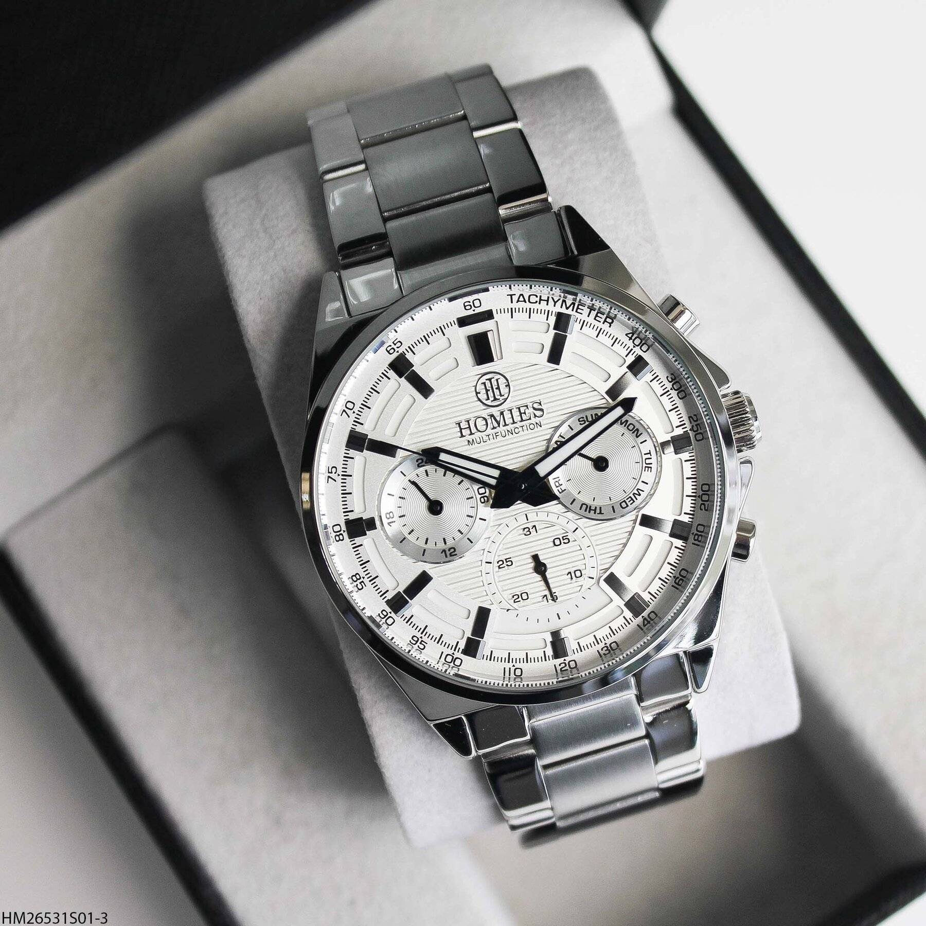 Homies HM26531S01-3 Çelik Kordonlu Erkek Kol Saati