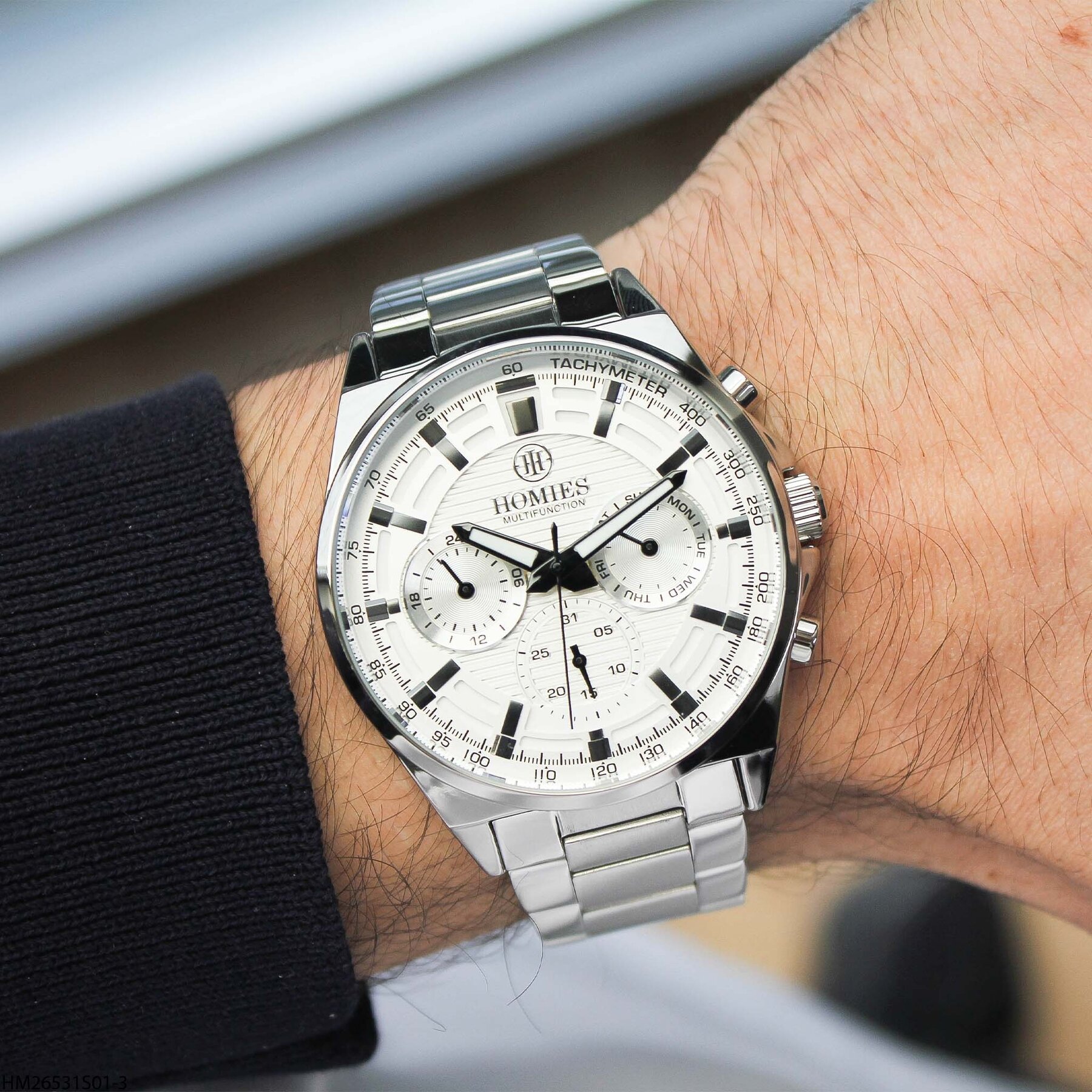 Homies HM26531S01-3 Çelik Kordonlu Erkek Kol Saati