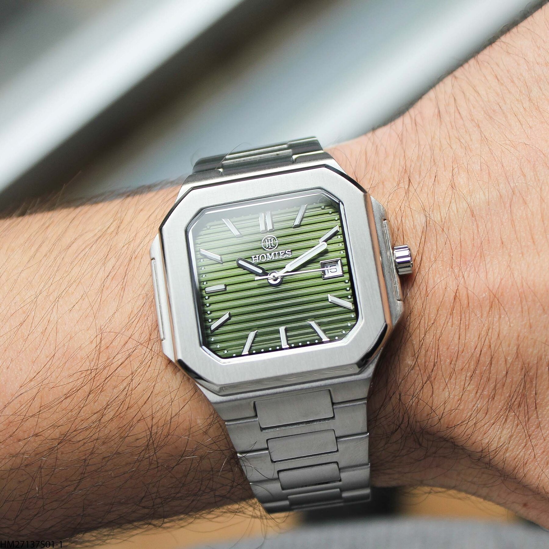 Homies HM27137S01-1 Çelik Kordonlu Erkek Kol Saati