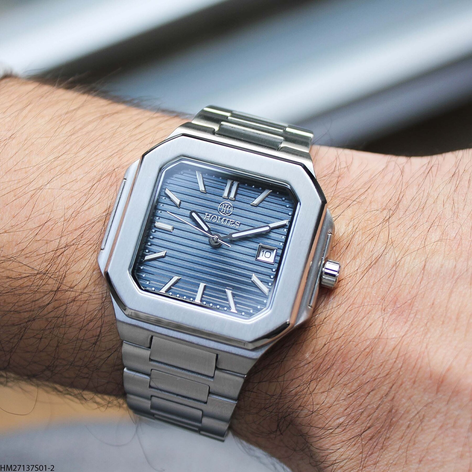 Homies HM27137S01-2 Çelik Kordonlu Erkek Kol Saati