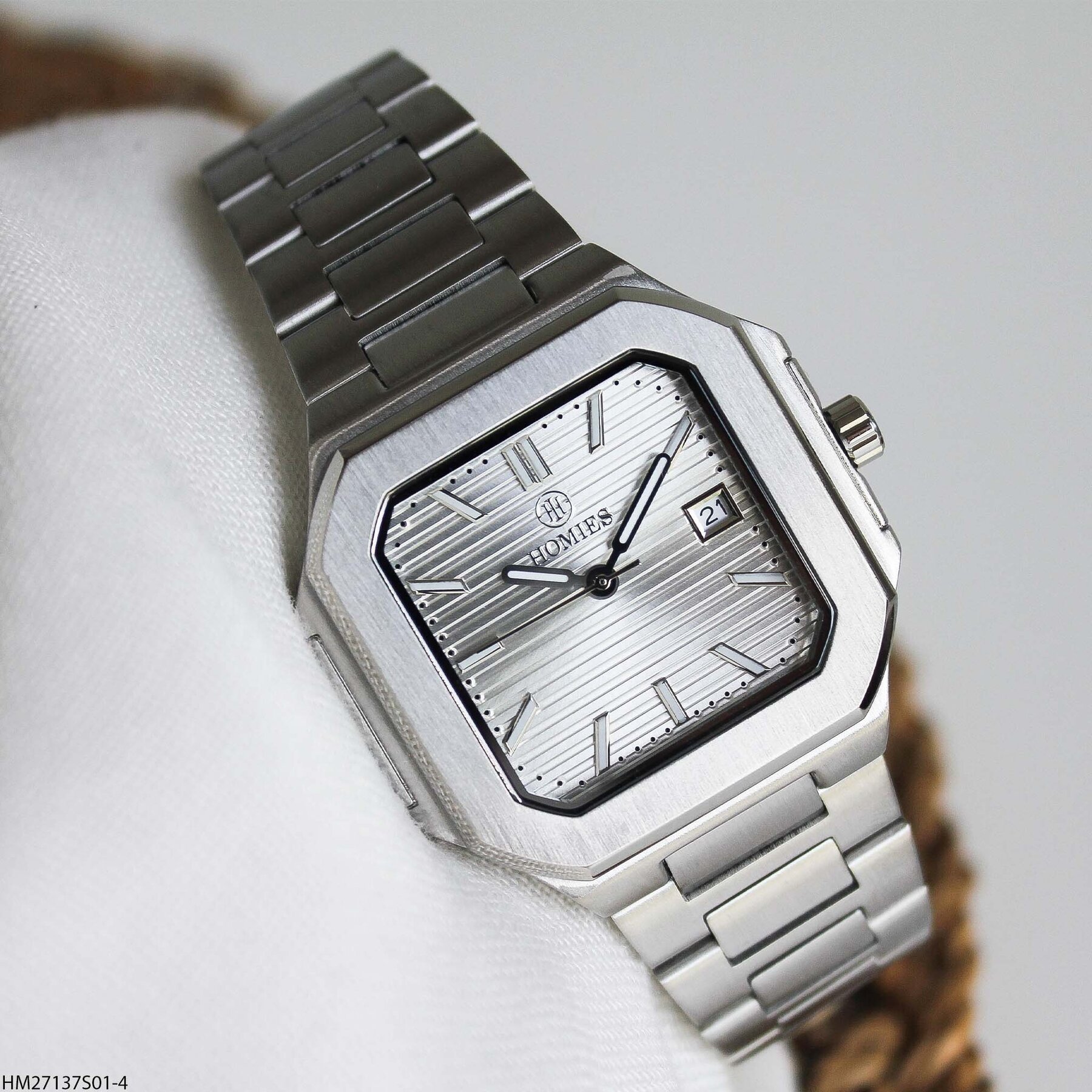 Homies HM27137S01-4 Çelik Kordonlu Erkek Kol Saati