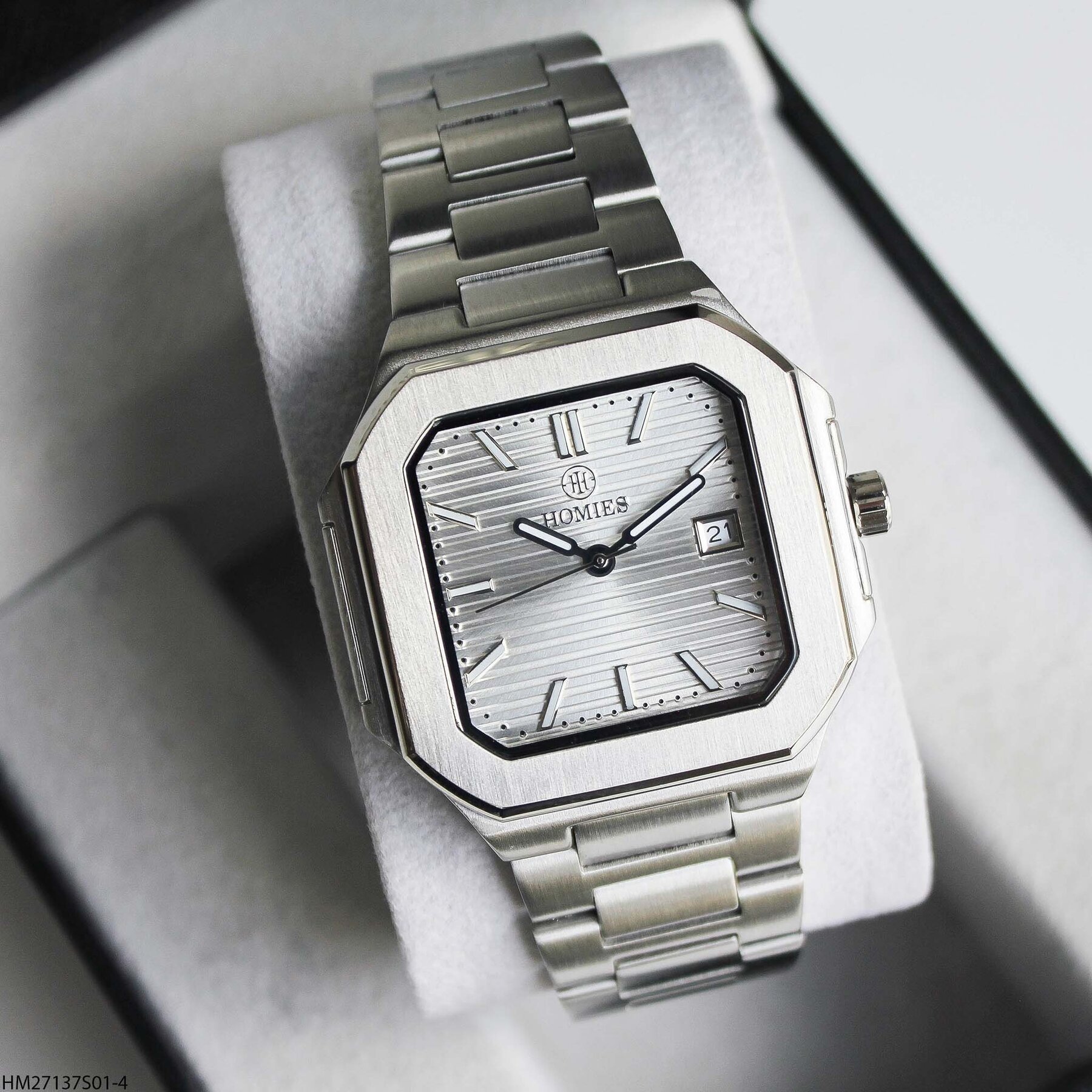 Homies HM27137S01-4 Çelik Kordonlu Erkek Kol Saati