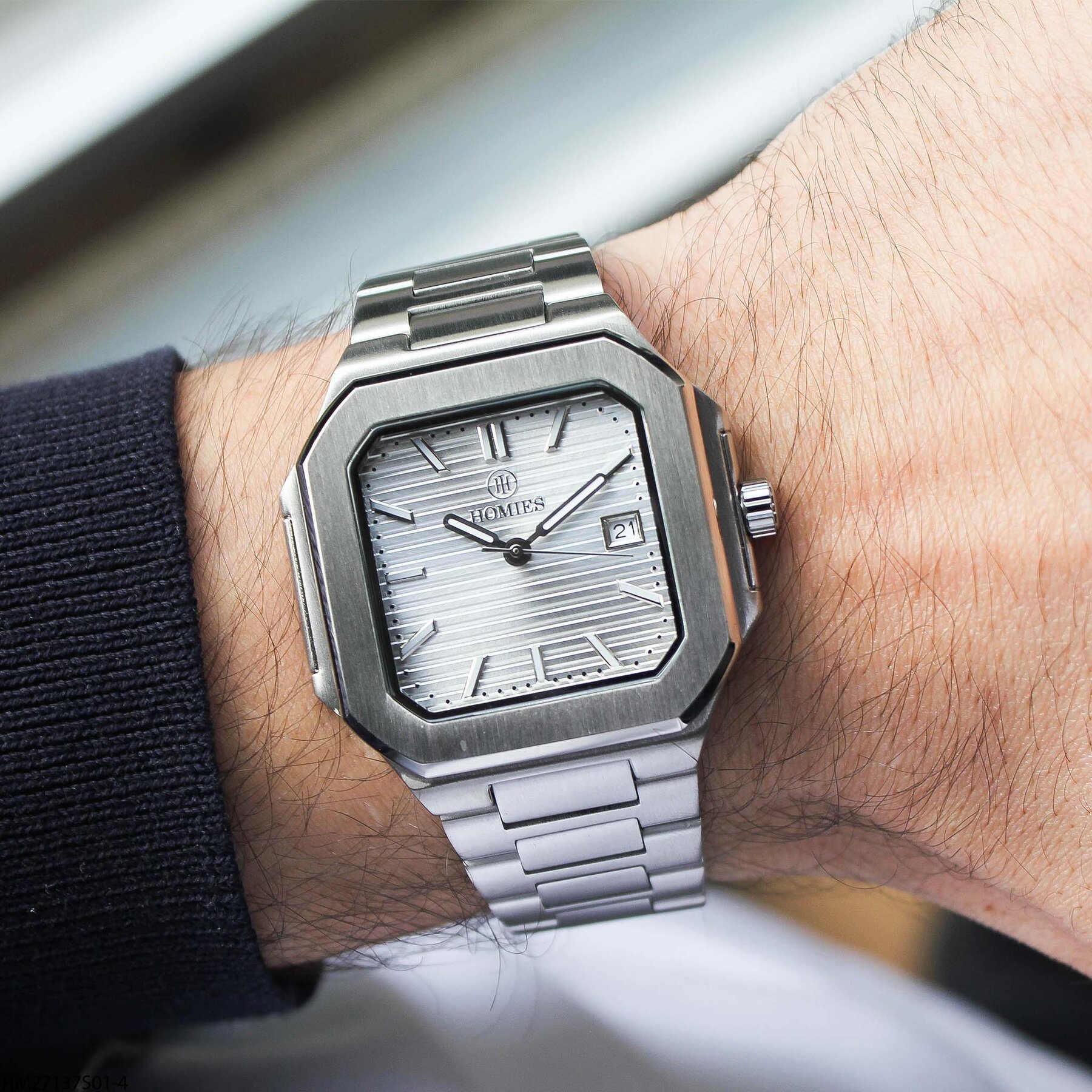 Homies HM27137S01-4 Çelik Kordonlu Erkek Kol Saati