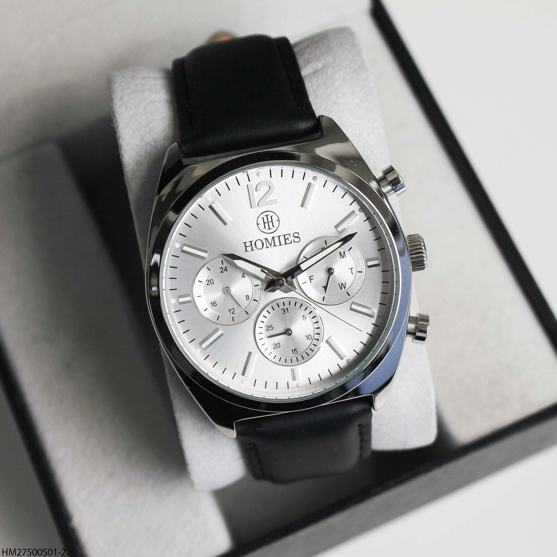 Homies HM27500S01-2 Deri Kordonlu Erkek Kol Saati