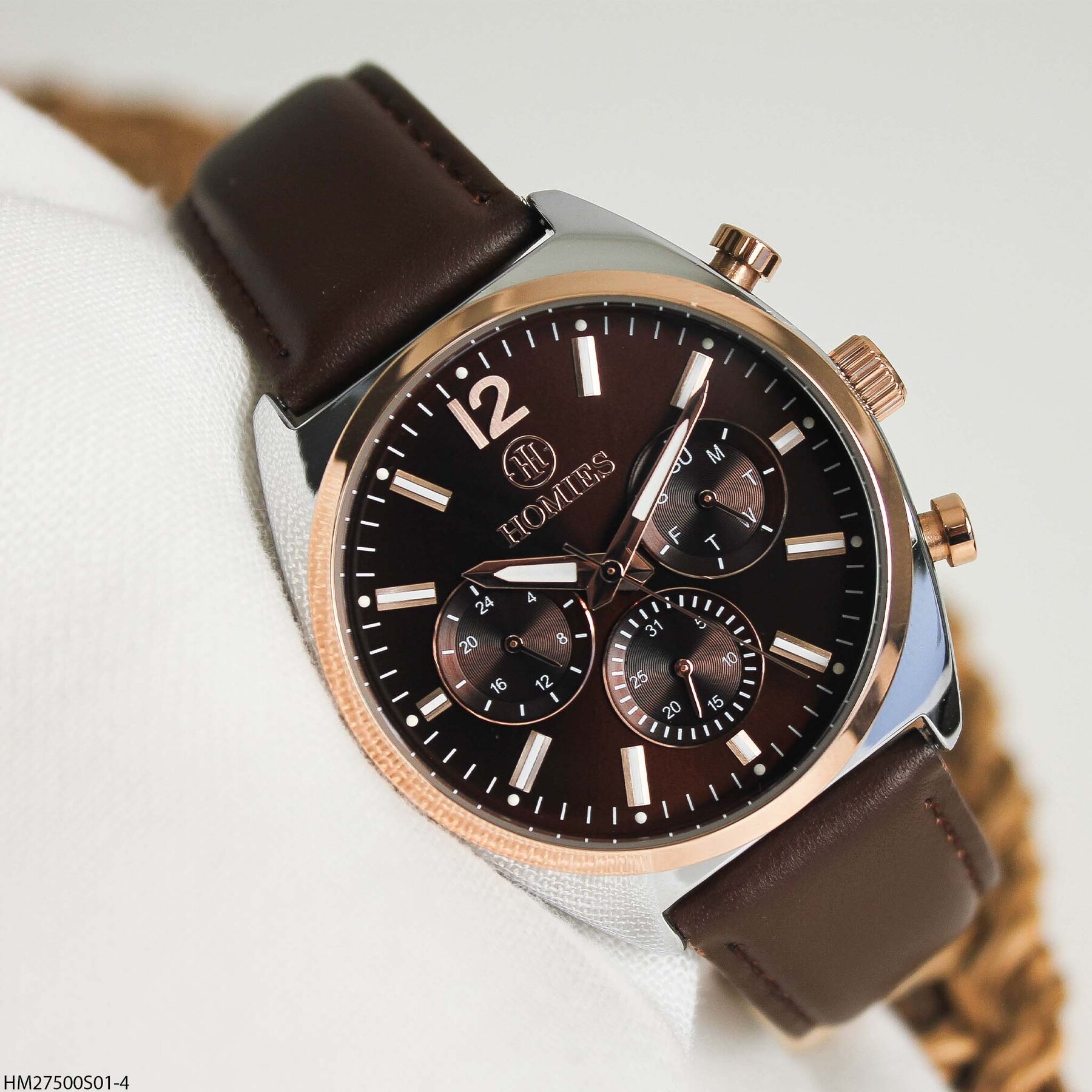 Homies HM27500S01-4 Deri Kordonlu Erkek Kol Saati