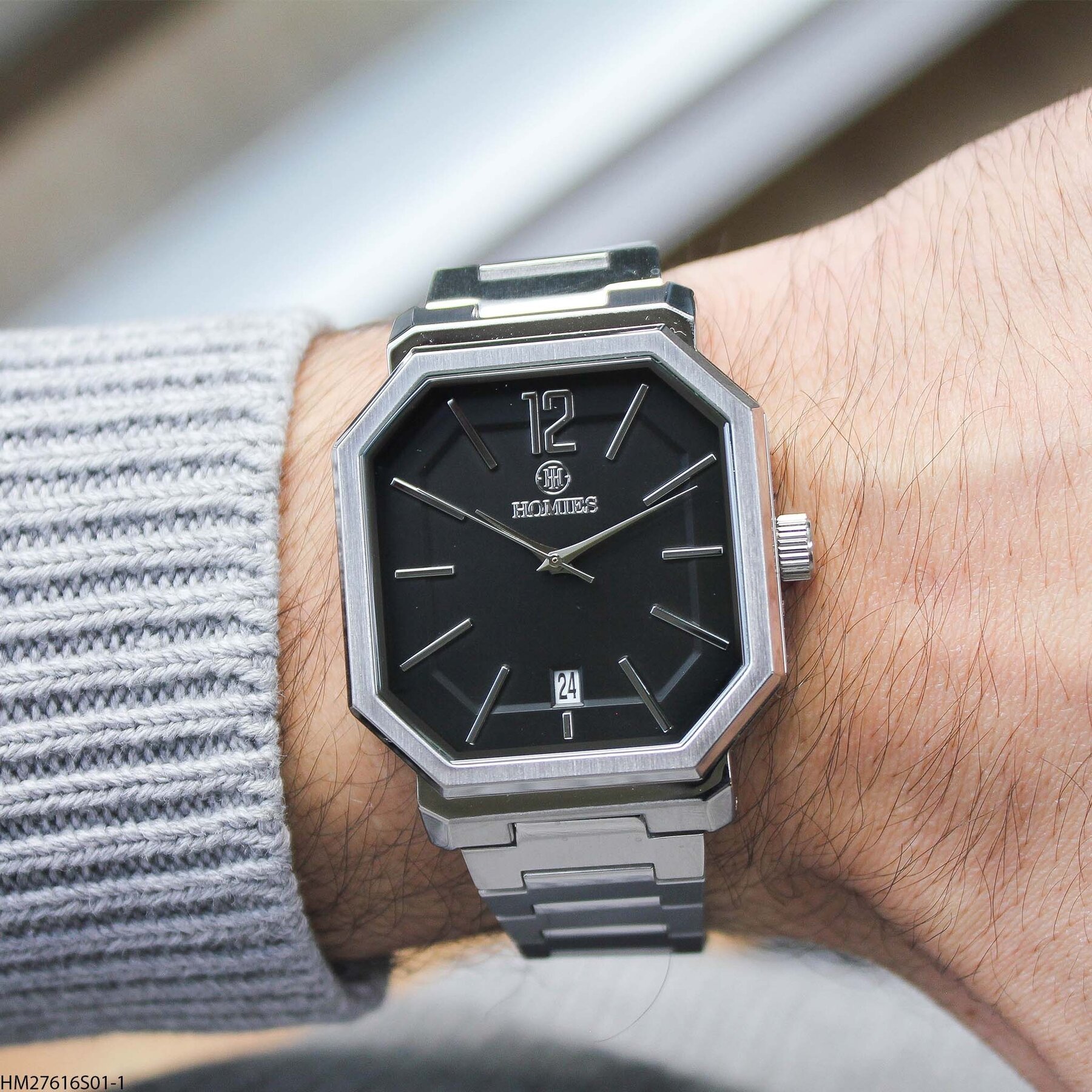 Homies HM27616S01-1 Çelik Kordonlu Erkek Kol Saati