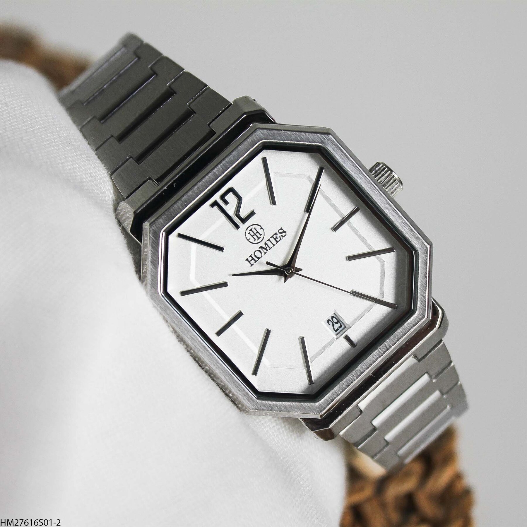 Homies HM27616S01-2 Çelik Kordonlu Erkek Kol Saati