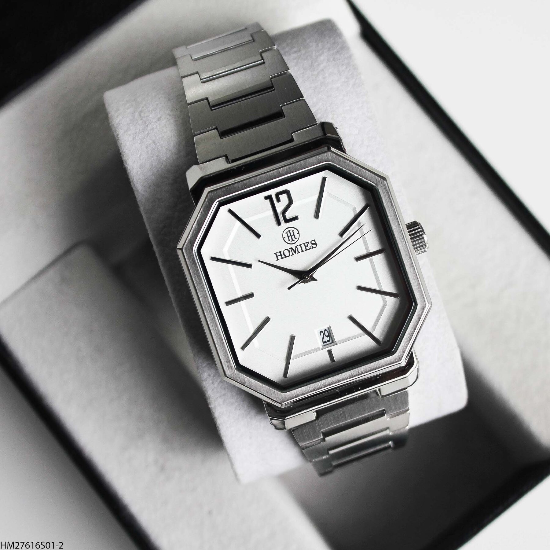 Homies HM27616S01-2 Çelik Kordonlu Erkek Kol Saati