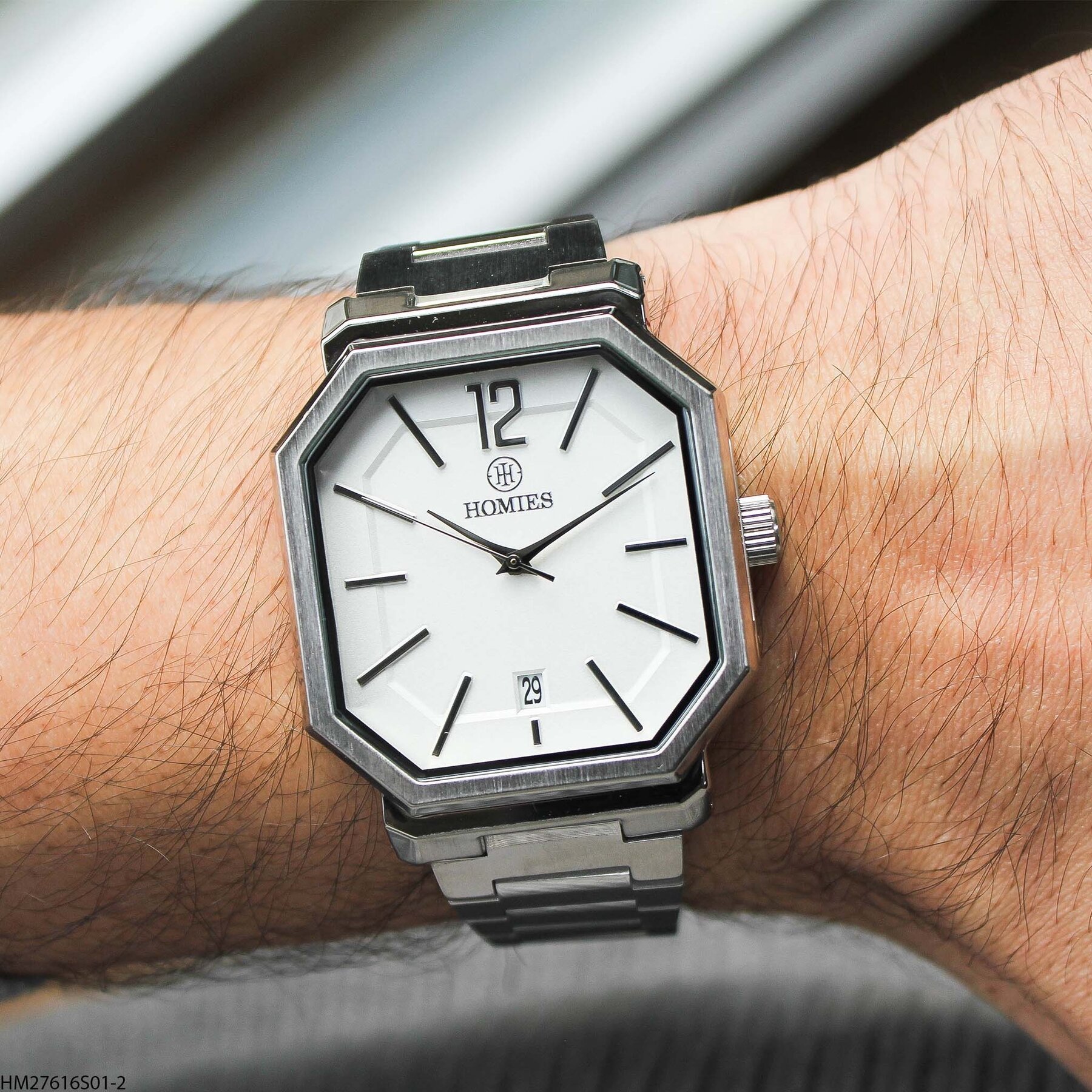 Homies HM27616S01-2 Çelik Kordonlu Erkek Kol Saati
