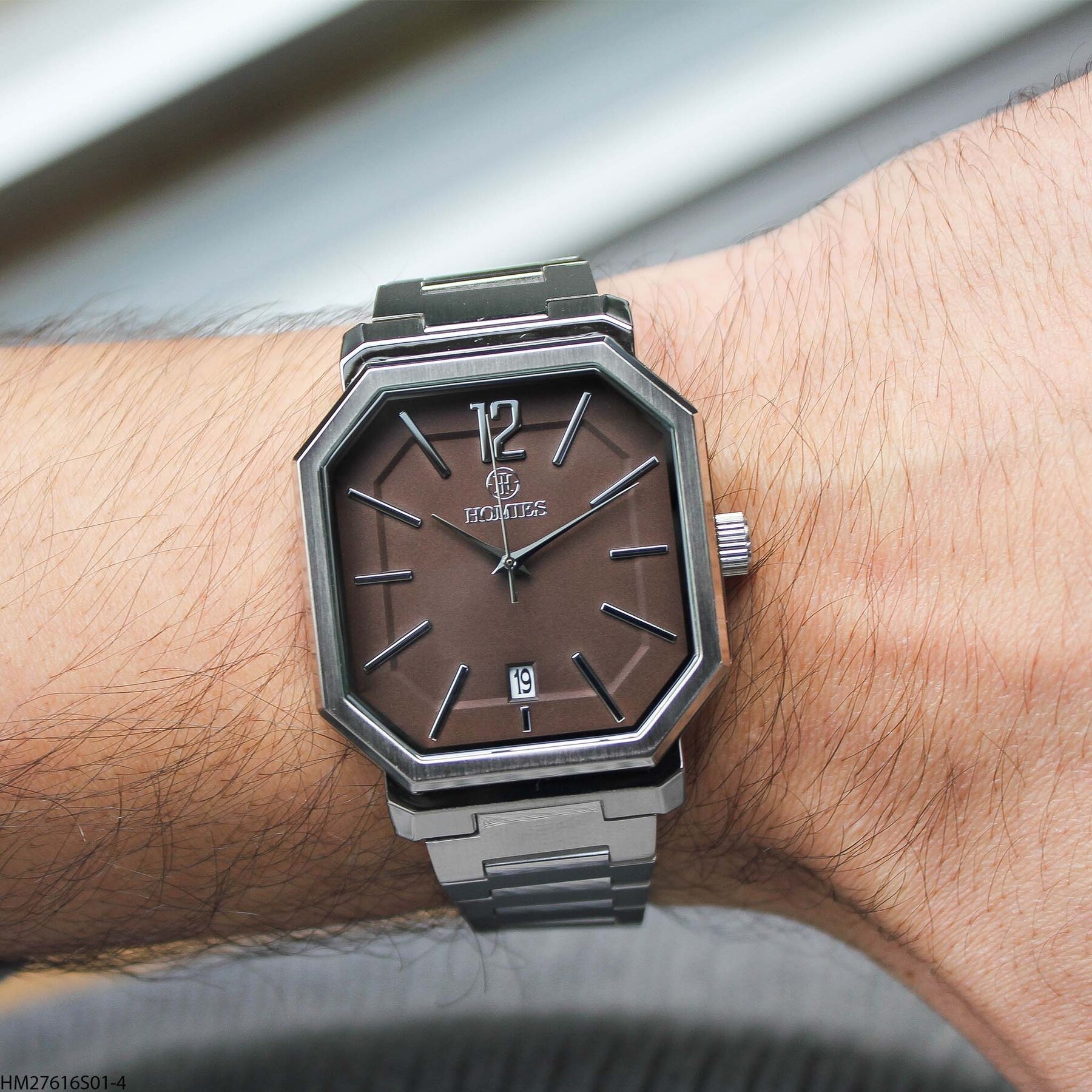 Homies HM27616S01-4 Çelik Kordonlu Erkek Kol Saati