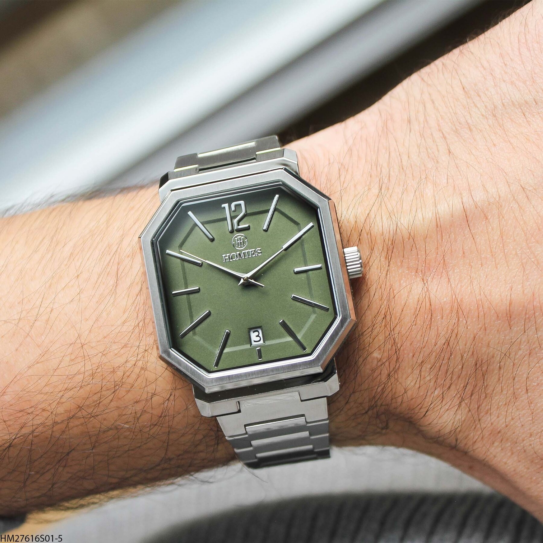 Homies HM27616S01-5 Çelik Kordonlu Erkek Kol Saati