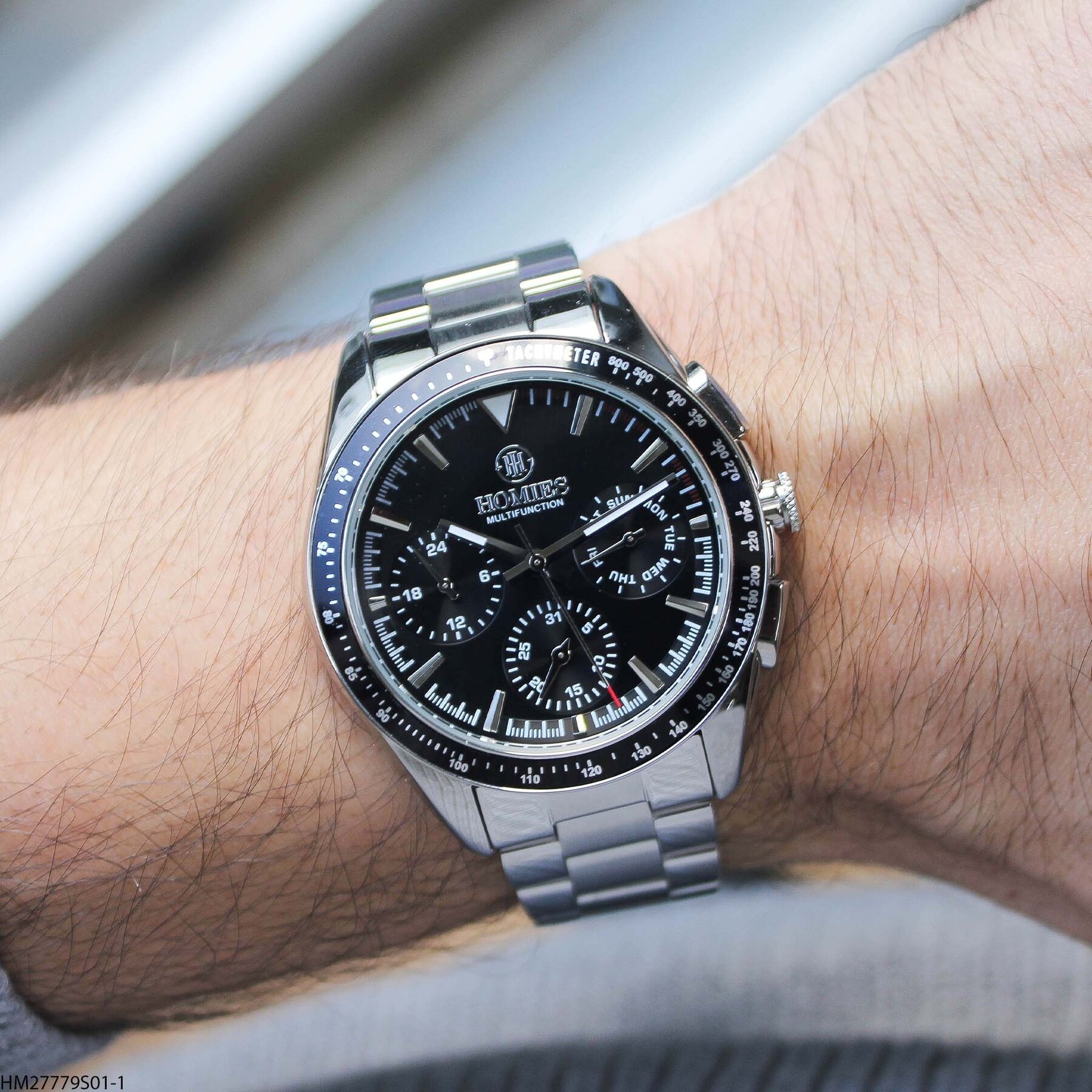 Homies HM27779S01-1 Çelik Kordonlu Erkek Kol Saati