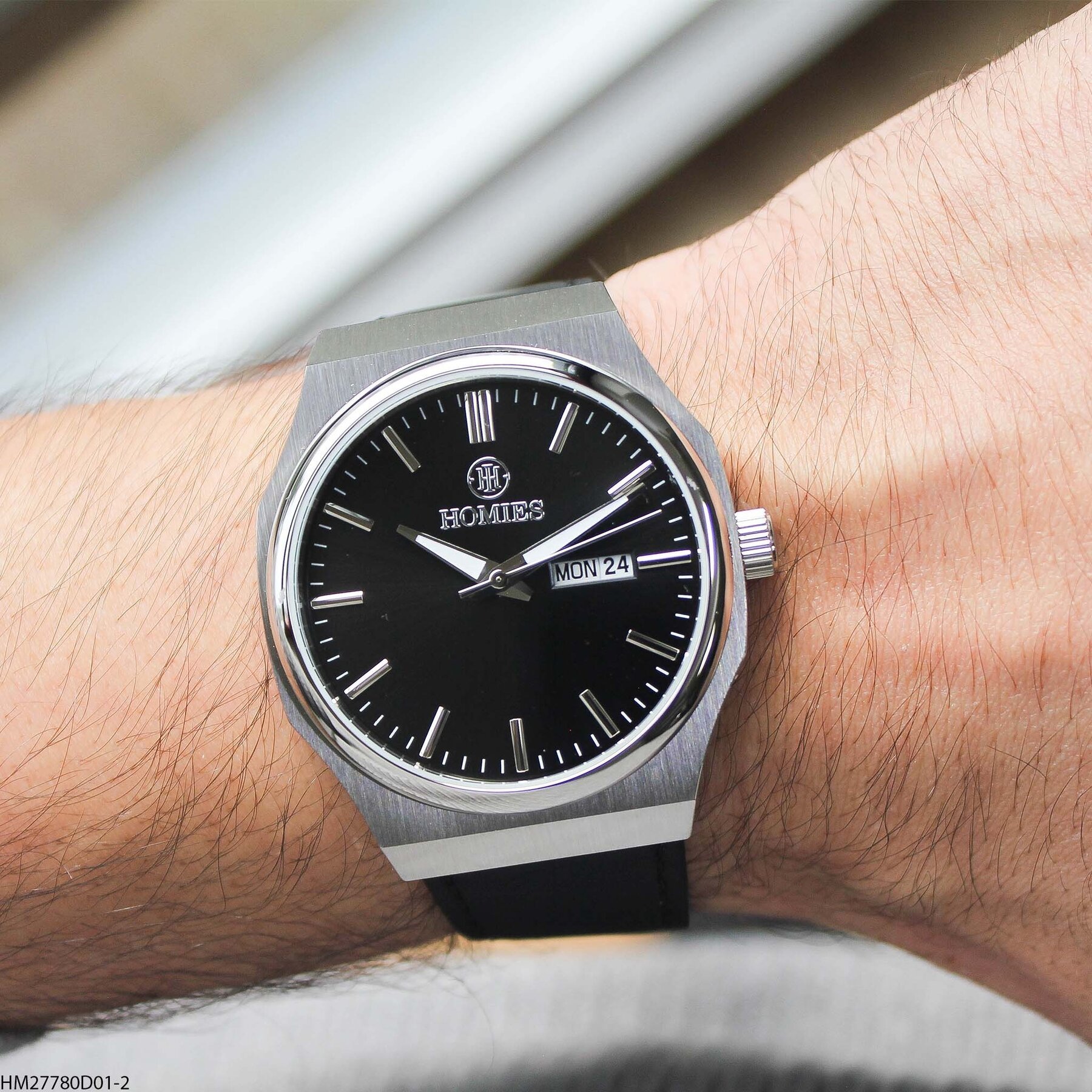 Homies HM27780D01-2  Deri Kordonlu Erkek Kol Saati