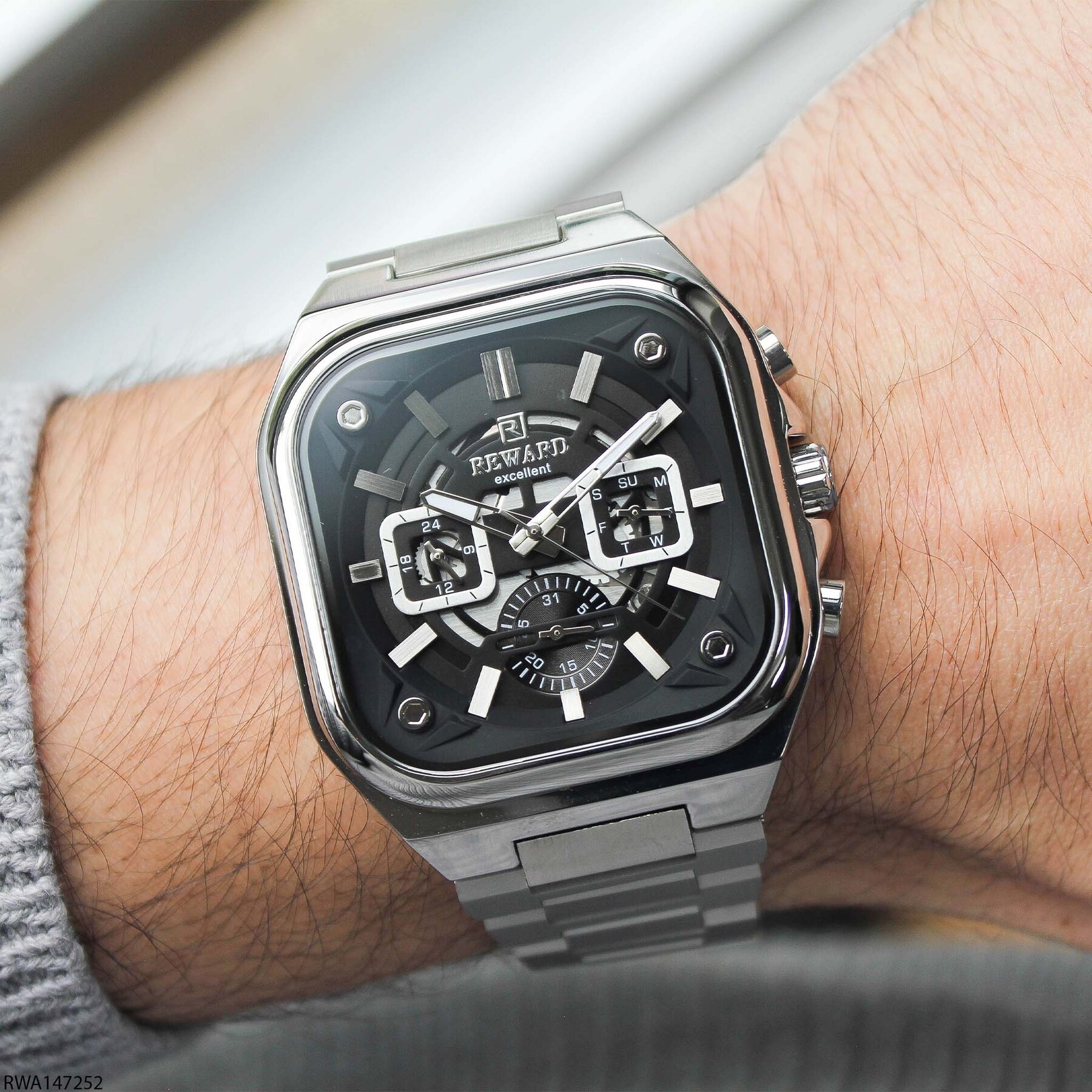 Reward RWA147252 Çelik Kordonlu Erkek Kol Saati