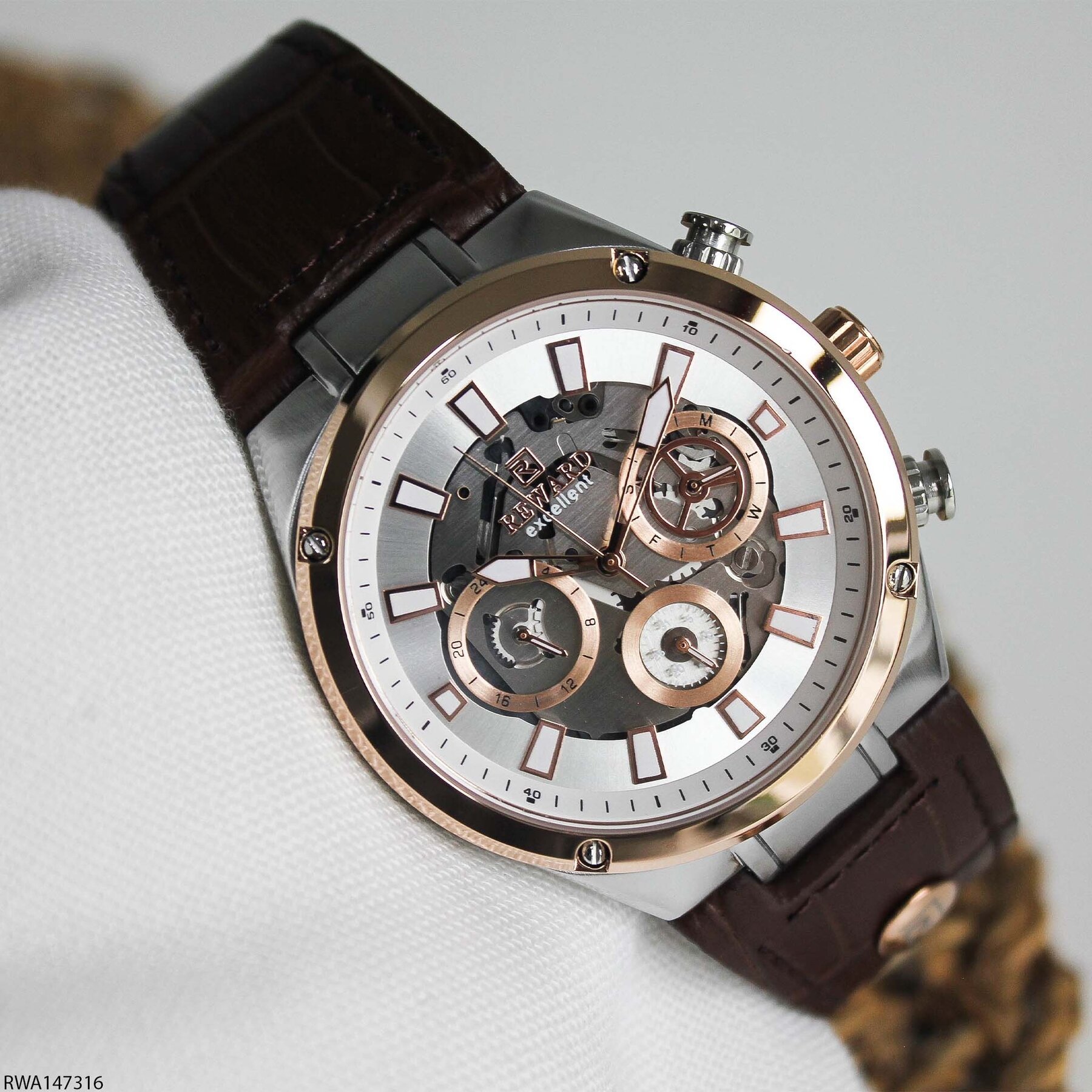 Reward RWA147316 Deri Kordonlu Erkek Kol Saati