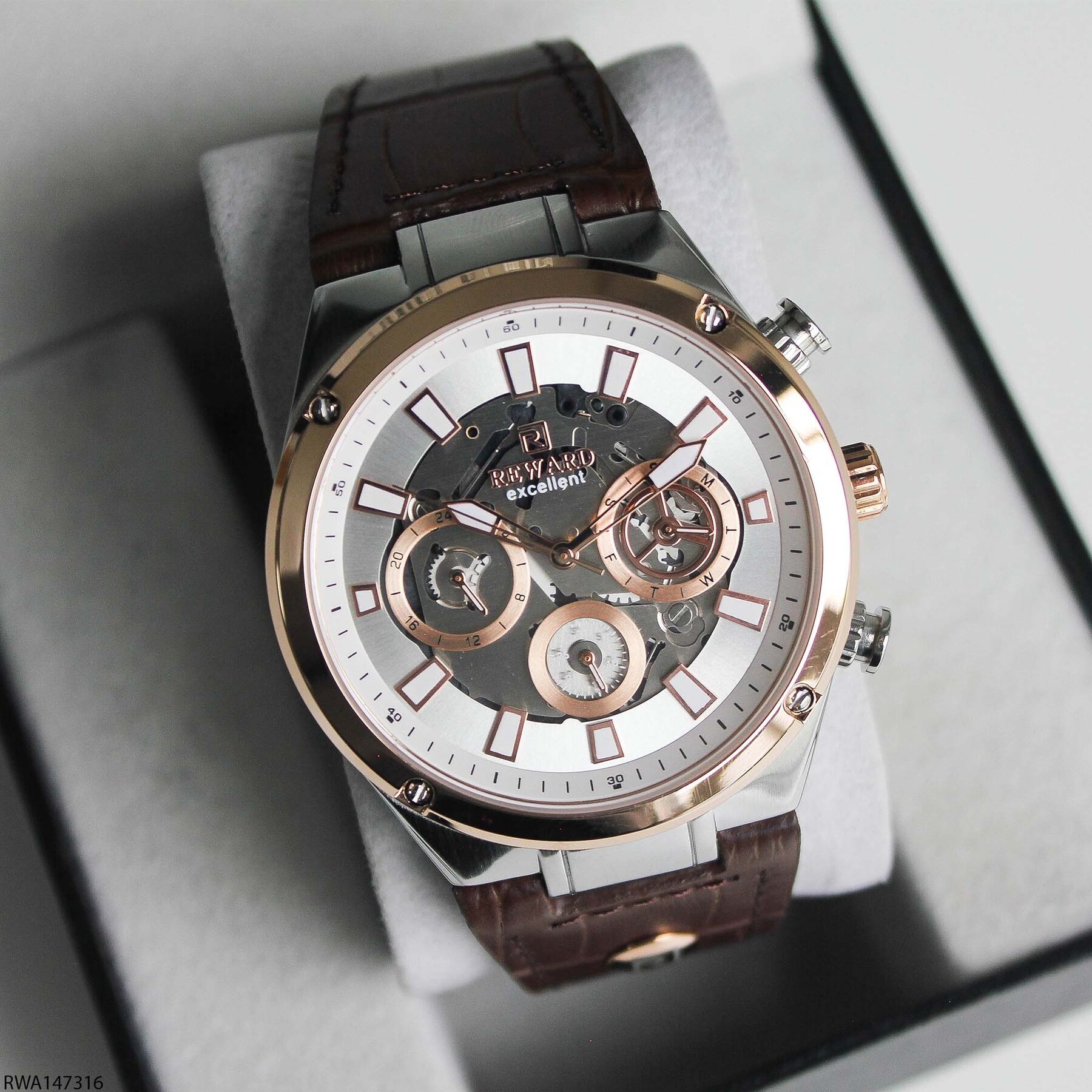 Reward RWA147316 Deri Kordonlu Erkek Kol Saati