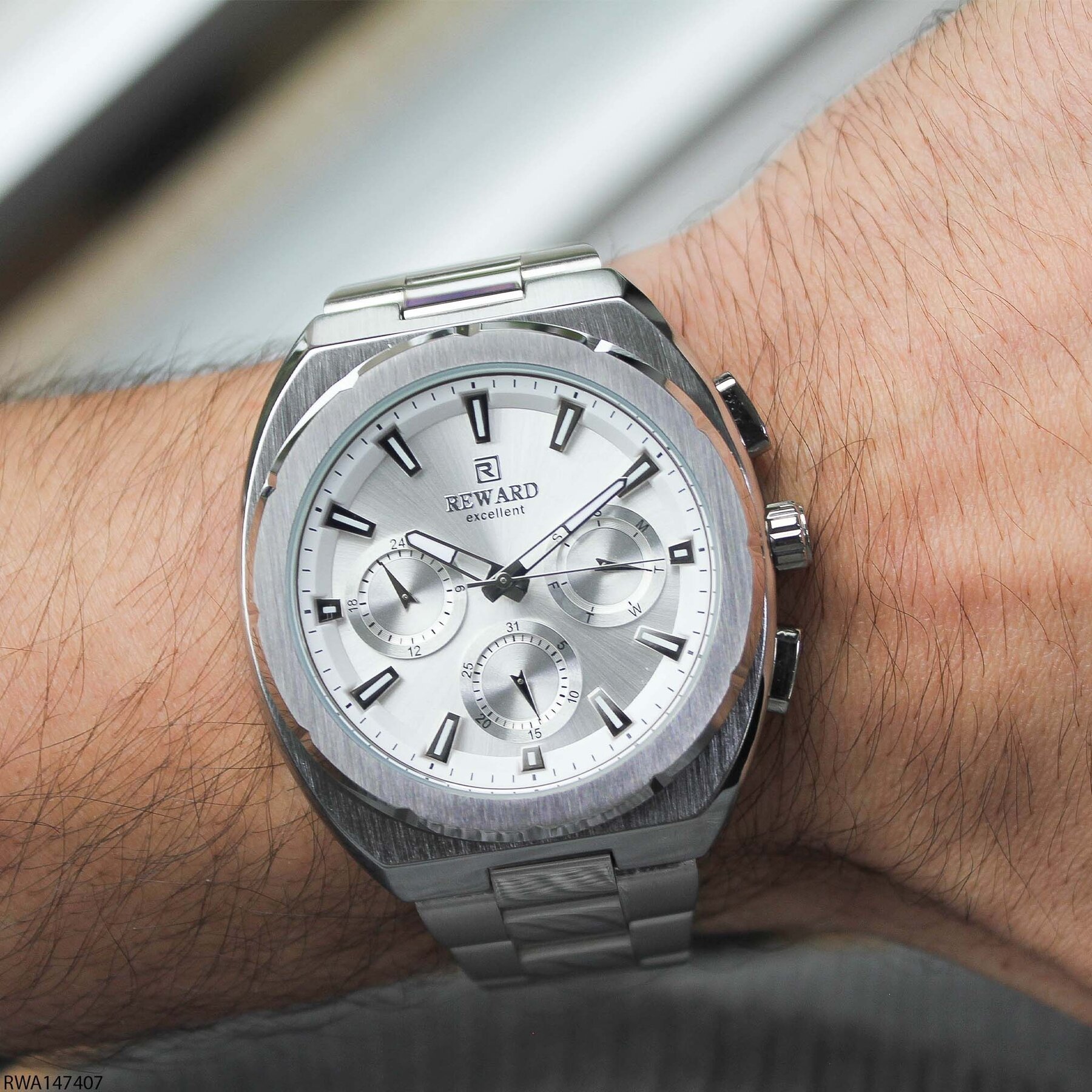Reward RWA147407 Çelik Kordonlu Erkek Kol Saati