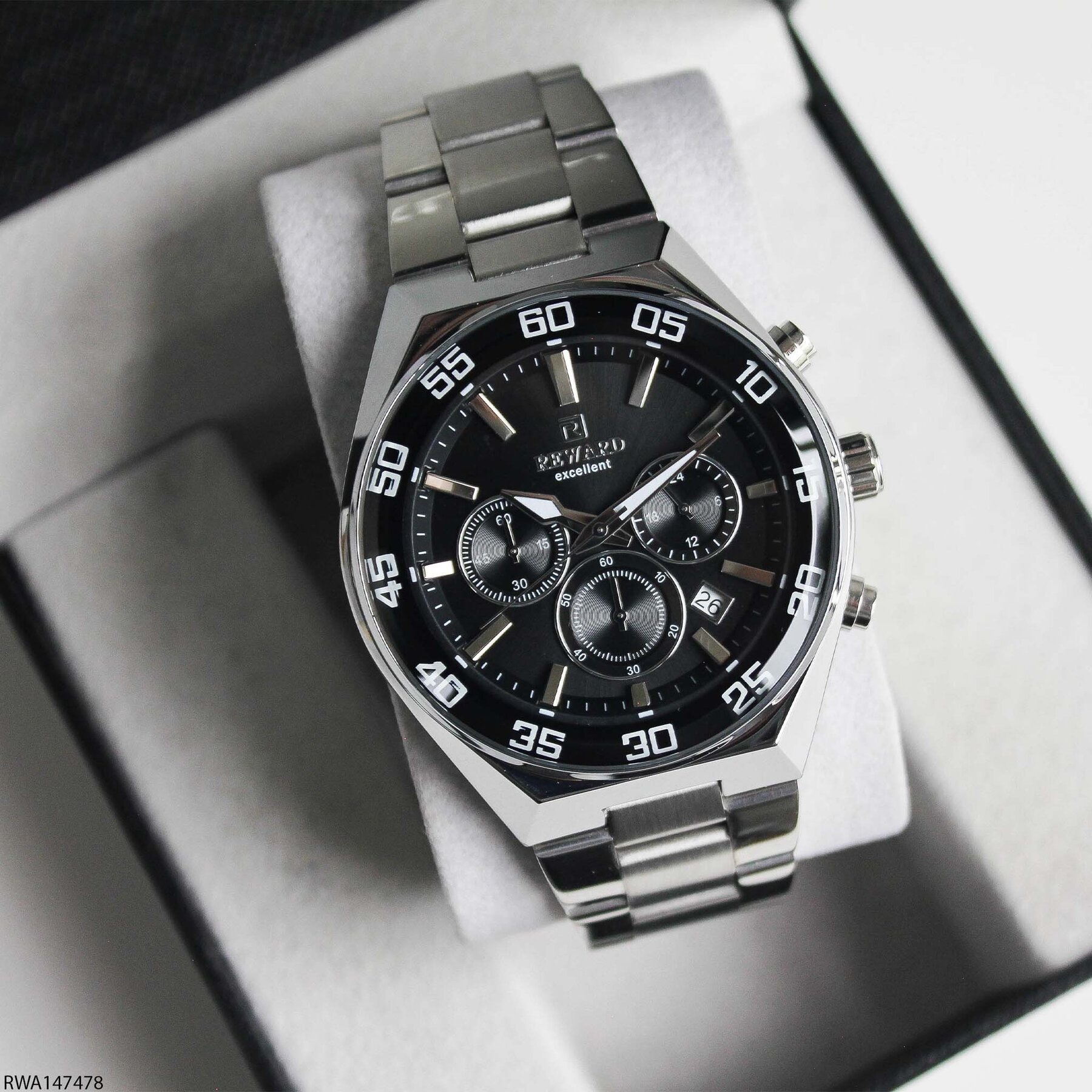 Reward RWA147478 Çelik Kordonlu Erkek Kol Saati