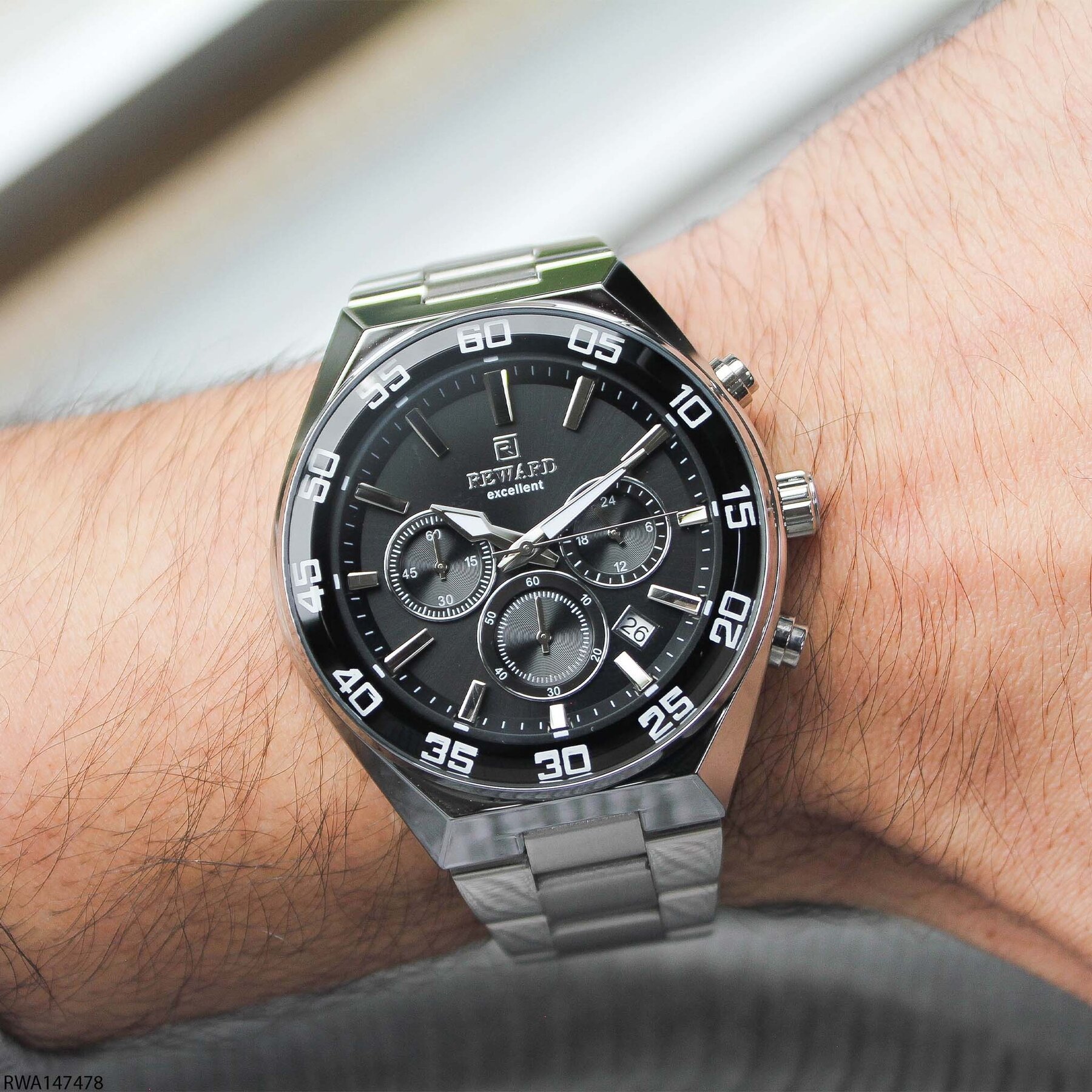 Reward RWA147478 Çelik Kordonlu Erkek Kol Saati