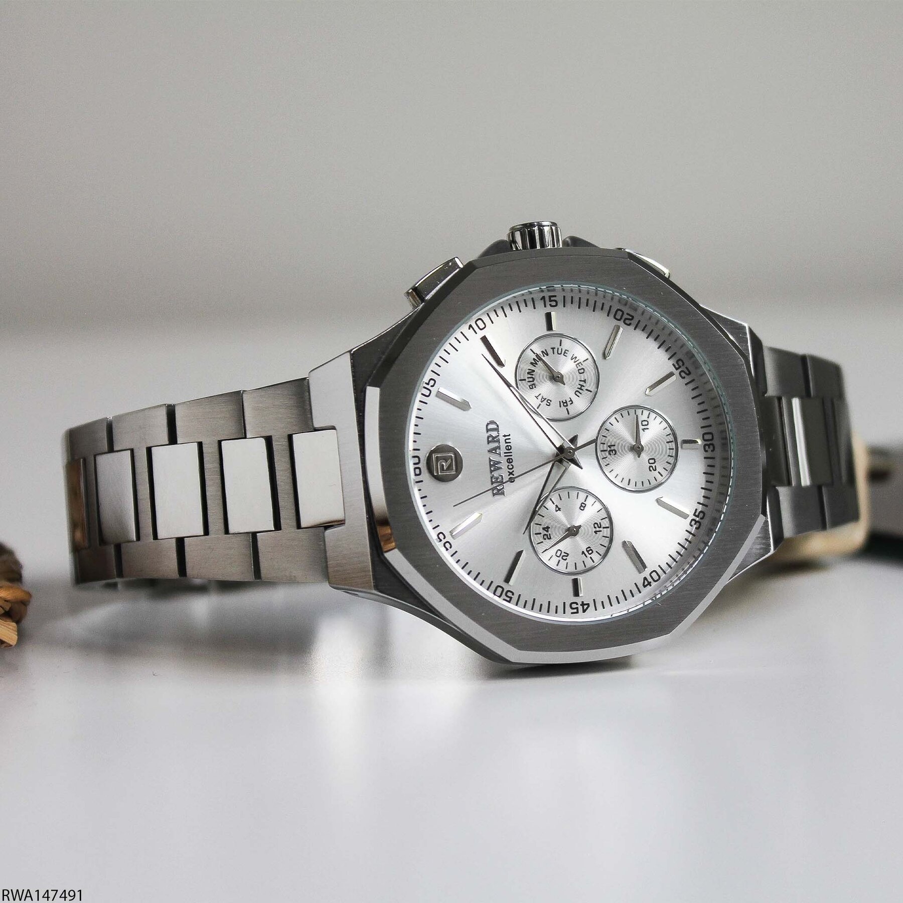 Reward RWA147491 Çelik Kordonlu Erkek Kol Saati