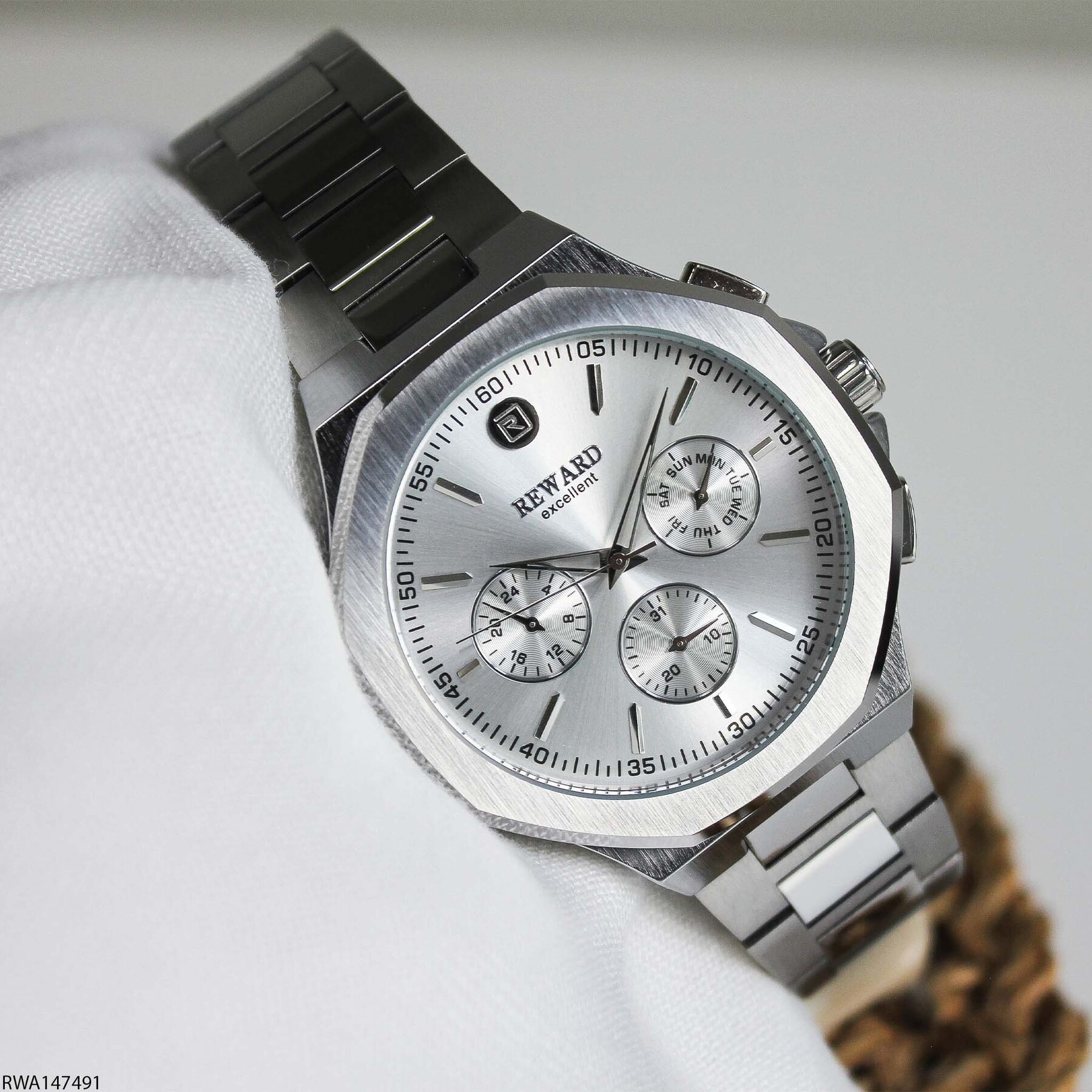 Reward RWA147491 Çelik Kordonlu Erkek Kol Saati