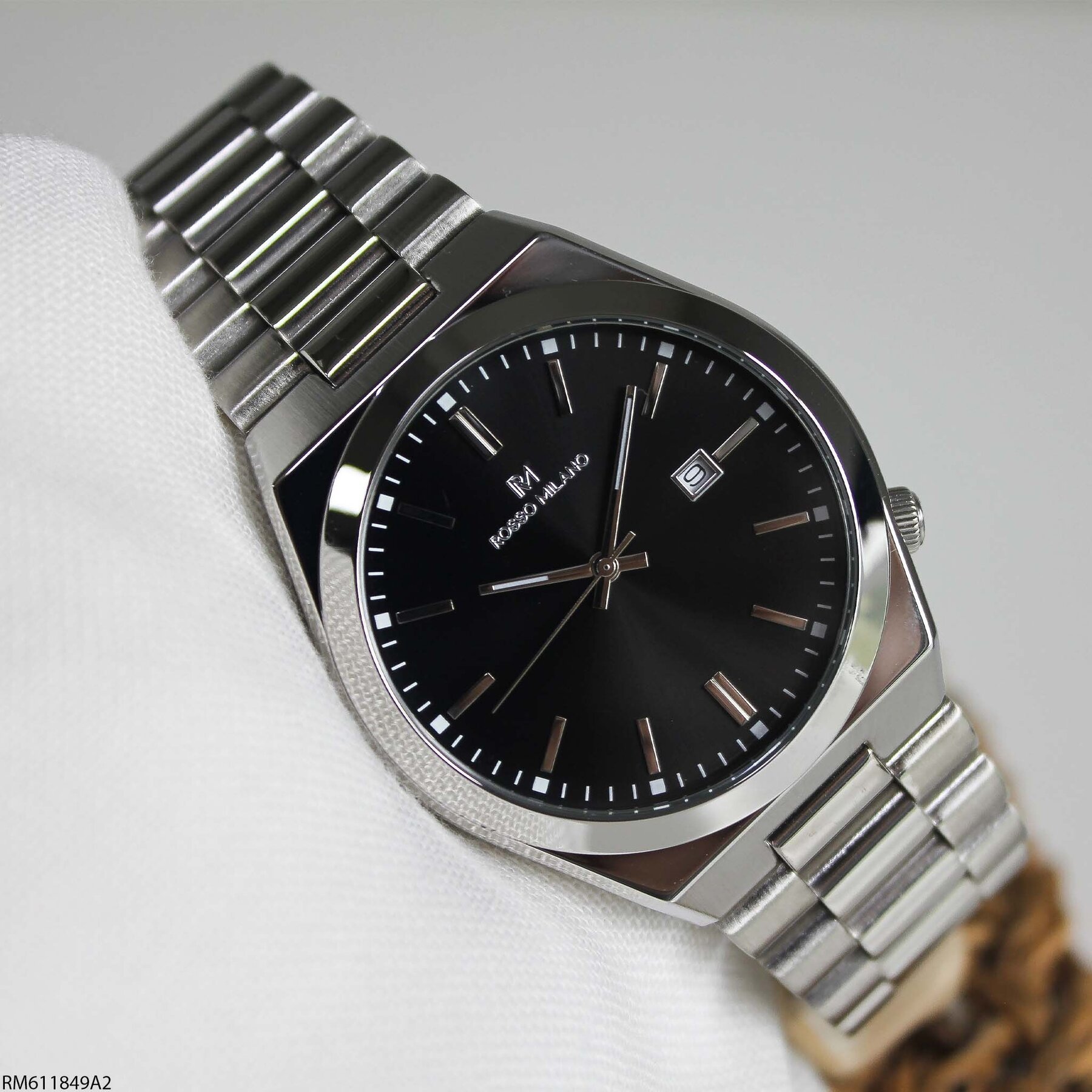 Rosso Milano RM611849A2 Çelik Kordonlu Erkek Kol Saati