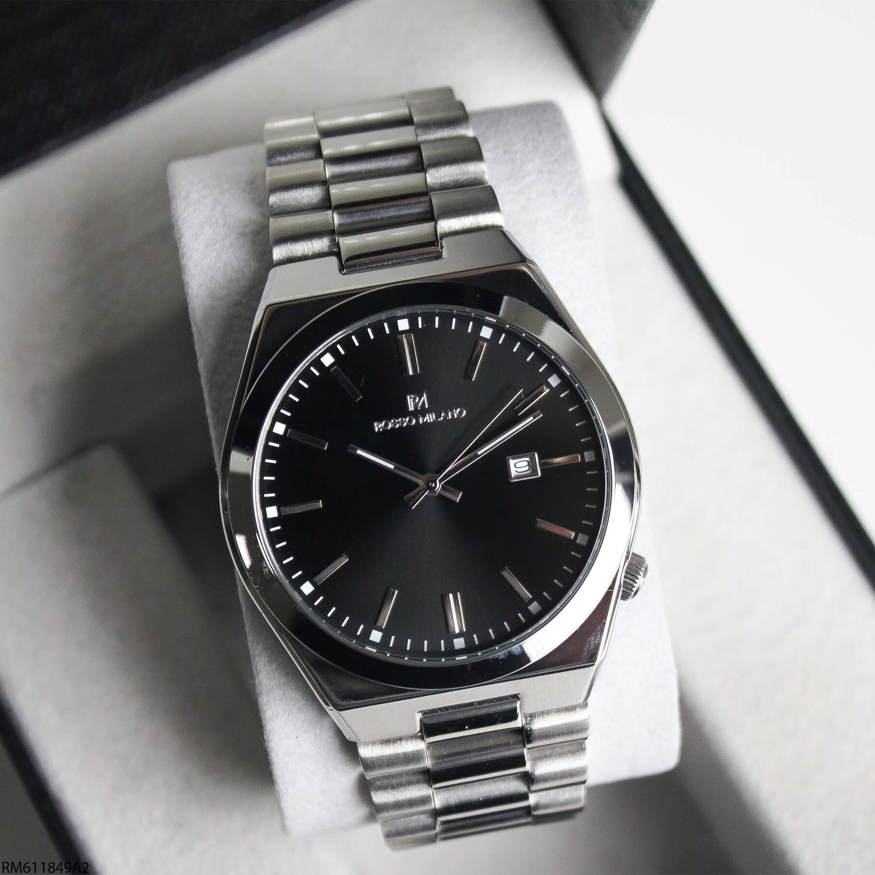 Rosso Milano RM611849A2 Çelik Kordonlu Erkek Kol Saati