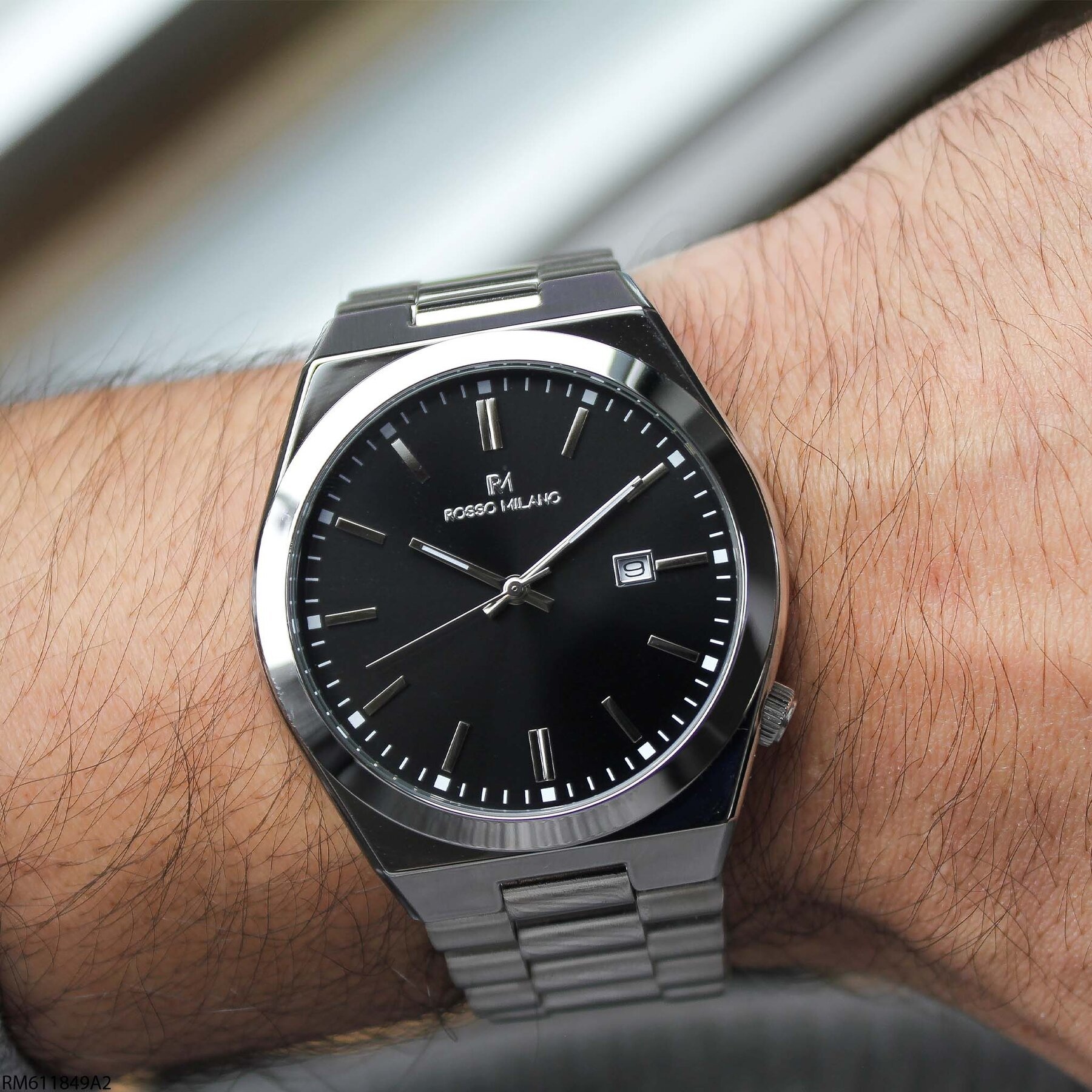 Rosso Milano RM611849A2 Çelik Kordonlu Erkek Kol Saati