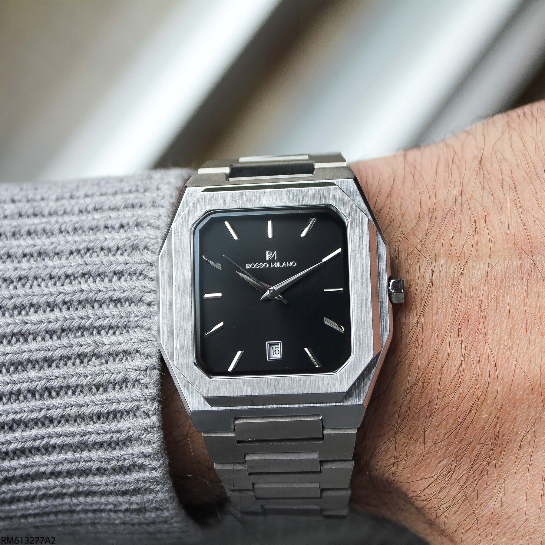 Rosso Milano RM613277A2 Çelik Kordonlu Erkek Kol Saati