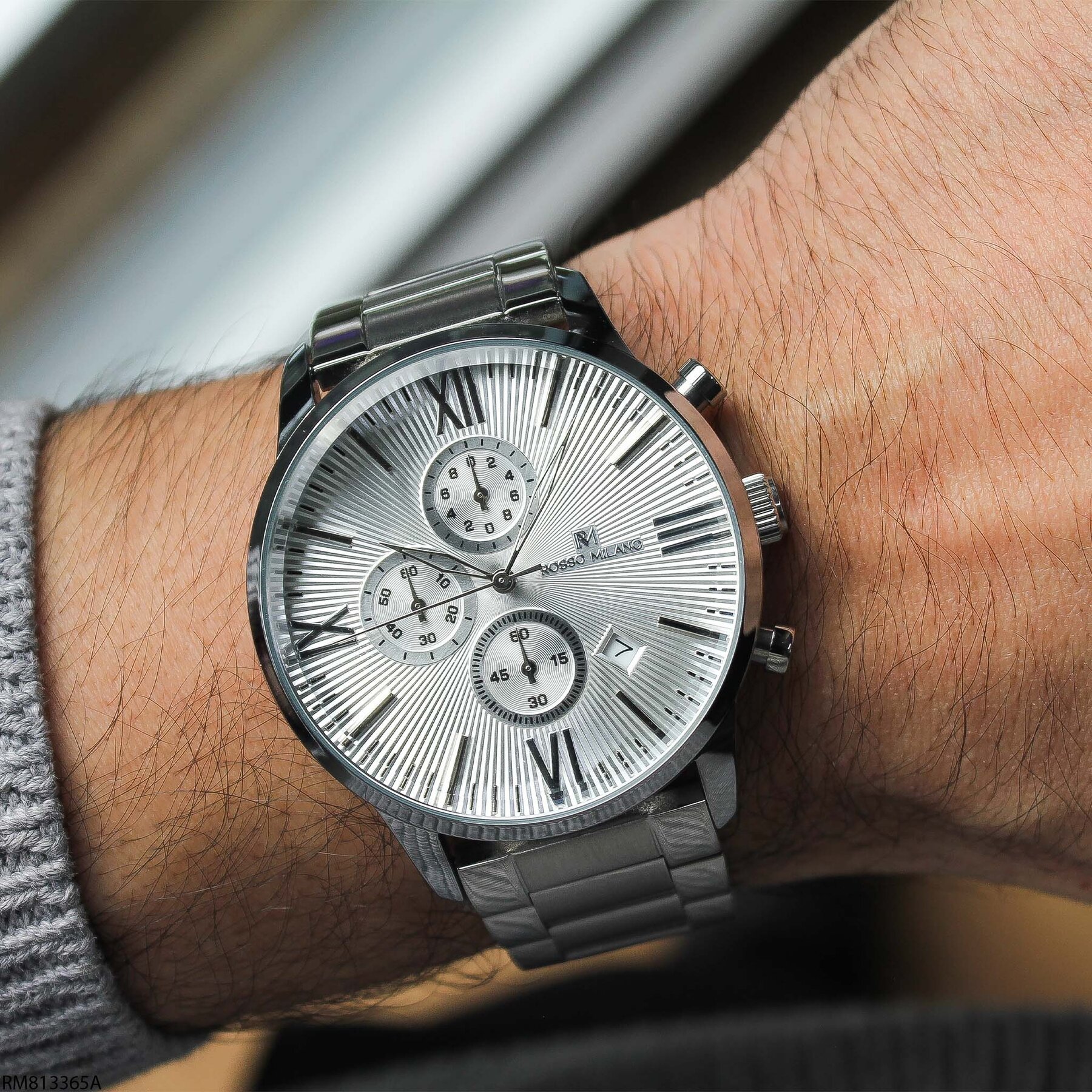Rosso Milano RM813365A Çelik Kordonlu Erkek Kol Saati